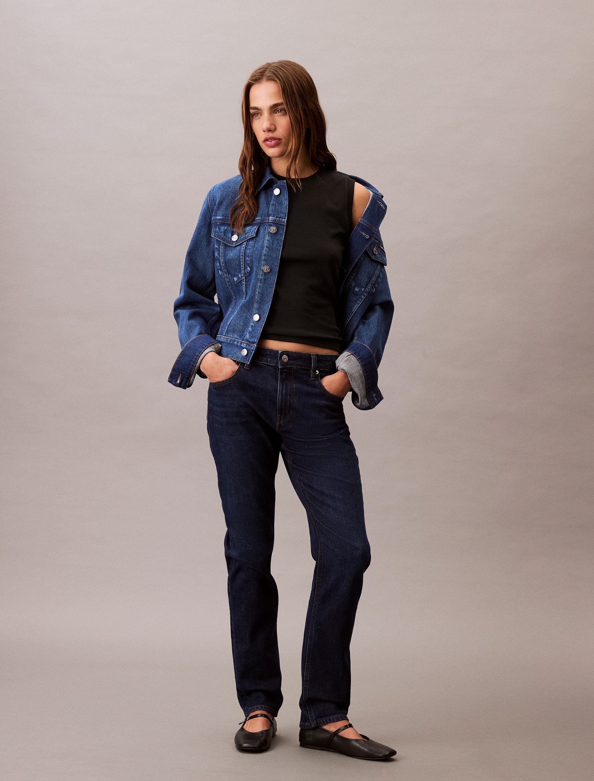 Calvin Klein Jeans Skinny-fit-Jeans "MID RISE SLIM", Mit Gürtelschlaufen günstig online kaufen