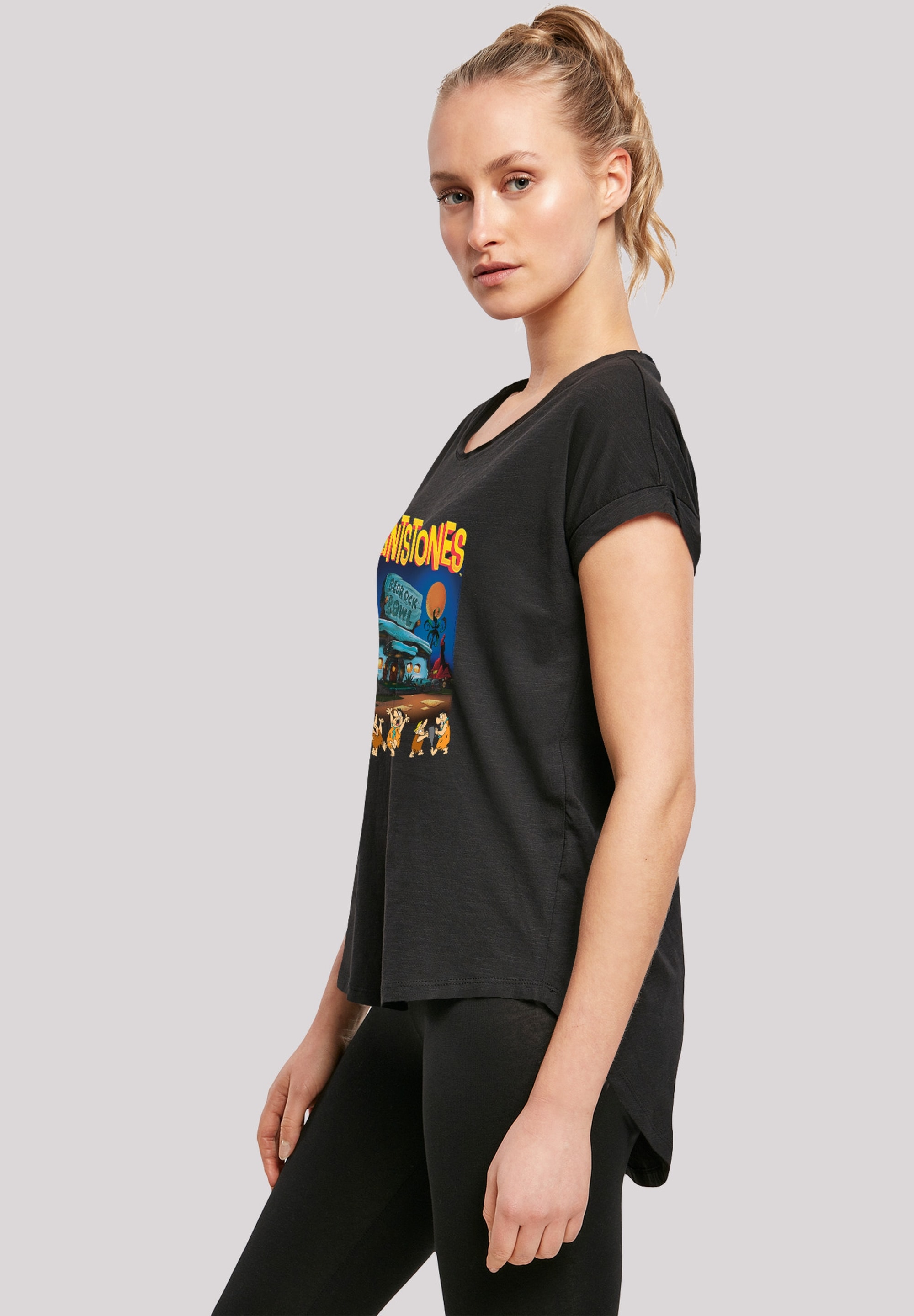 F4NT4STIC T-Shirt »Die Familie Feuerstein Champions Of Bedrock Bowl«, Print