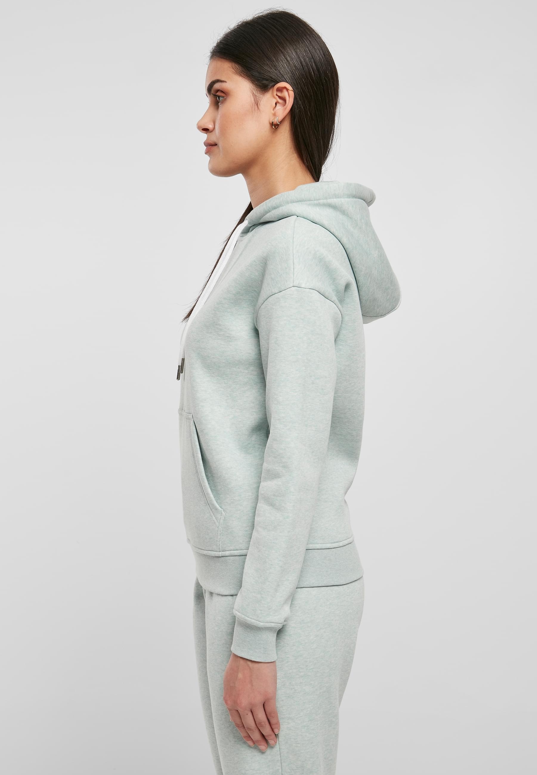 URBAN CLASSICS Kapuzenpullover »Urban Classics Damen Ladies Color Melange Hoody«, (1 tlg.)