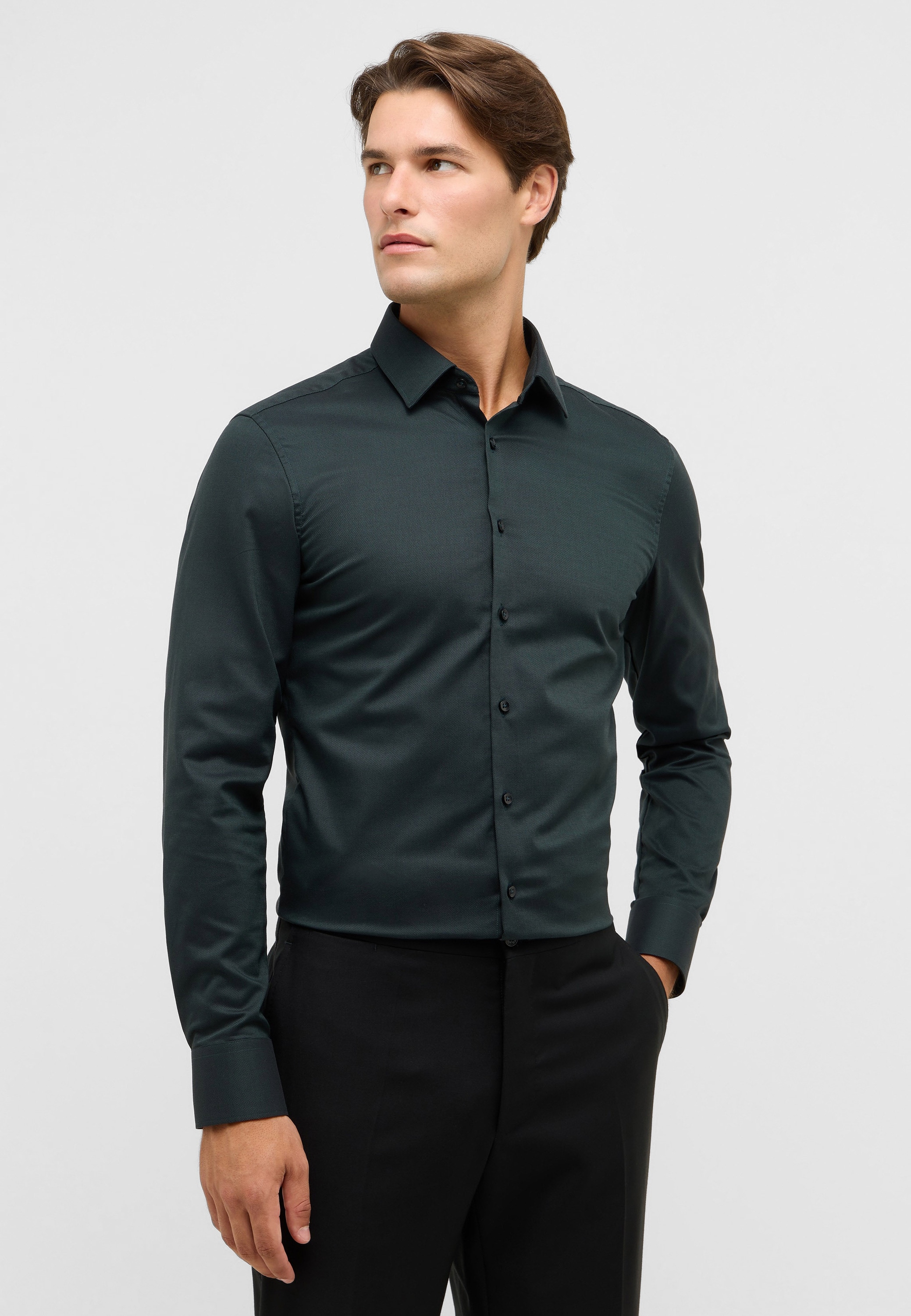 Eterna Langarmhemd "SLIM FIT", NON IRON (bügelfrei) günstig online kaufen