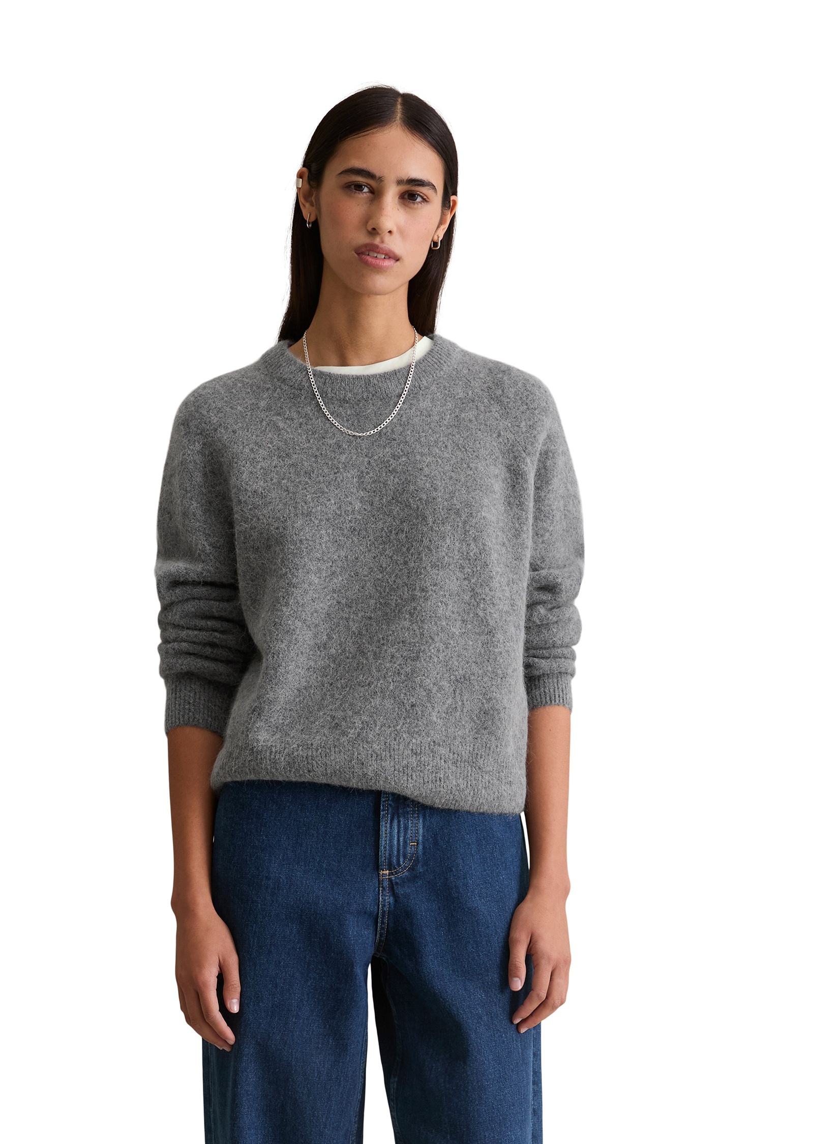 Marc OPolo DENIM Rundhalspullover günstig online kaufen