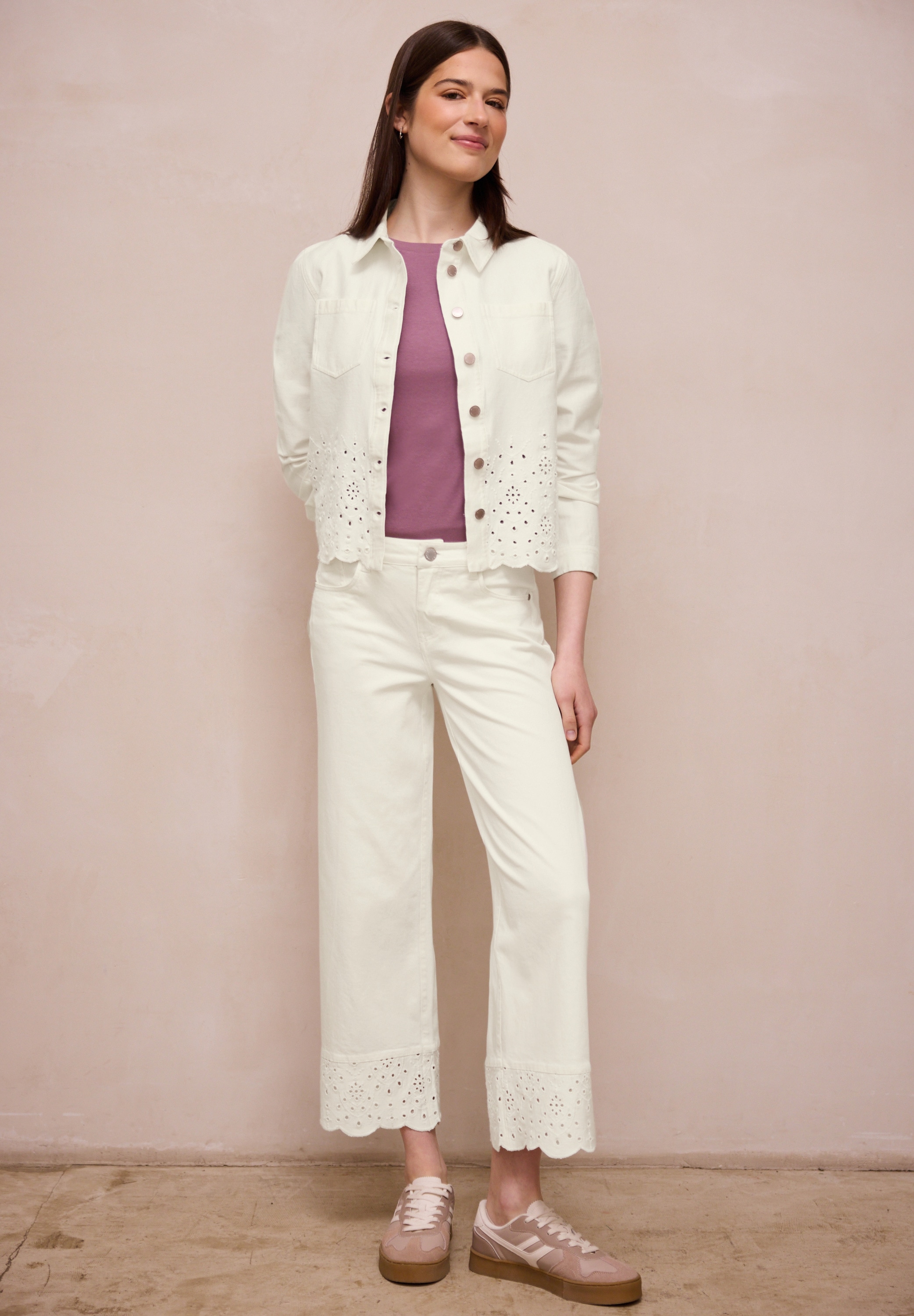 STREET ONE STUDIO Jeansjacke ohne Kapuze im Denim-Style