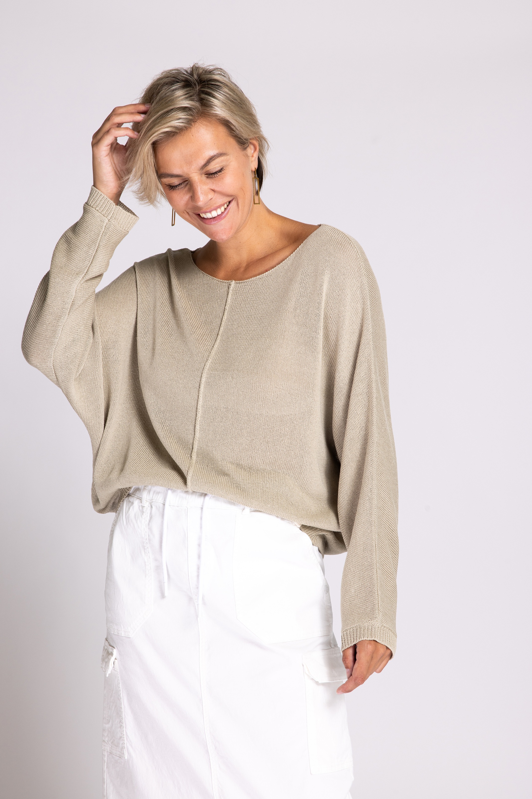 Zhrill Strickpullover "LUNI", Langarm, mit Rundhalsausschnitt günstig online kaufen