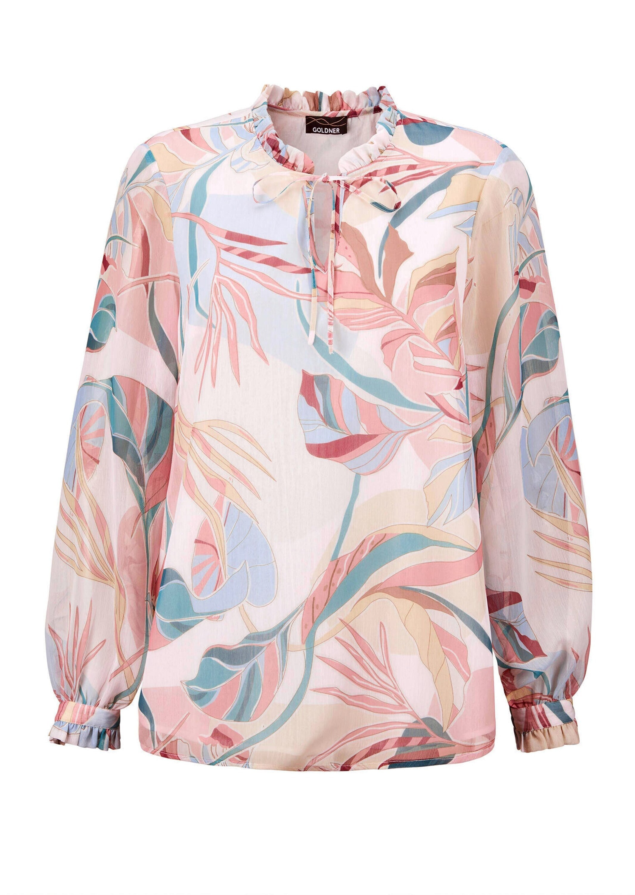 GOLDNER Schlupfbluse "Luftige Bluse mit Rüschen-Details" günstig online kaufen