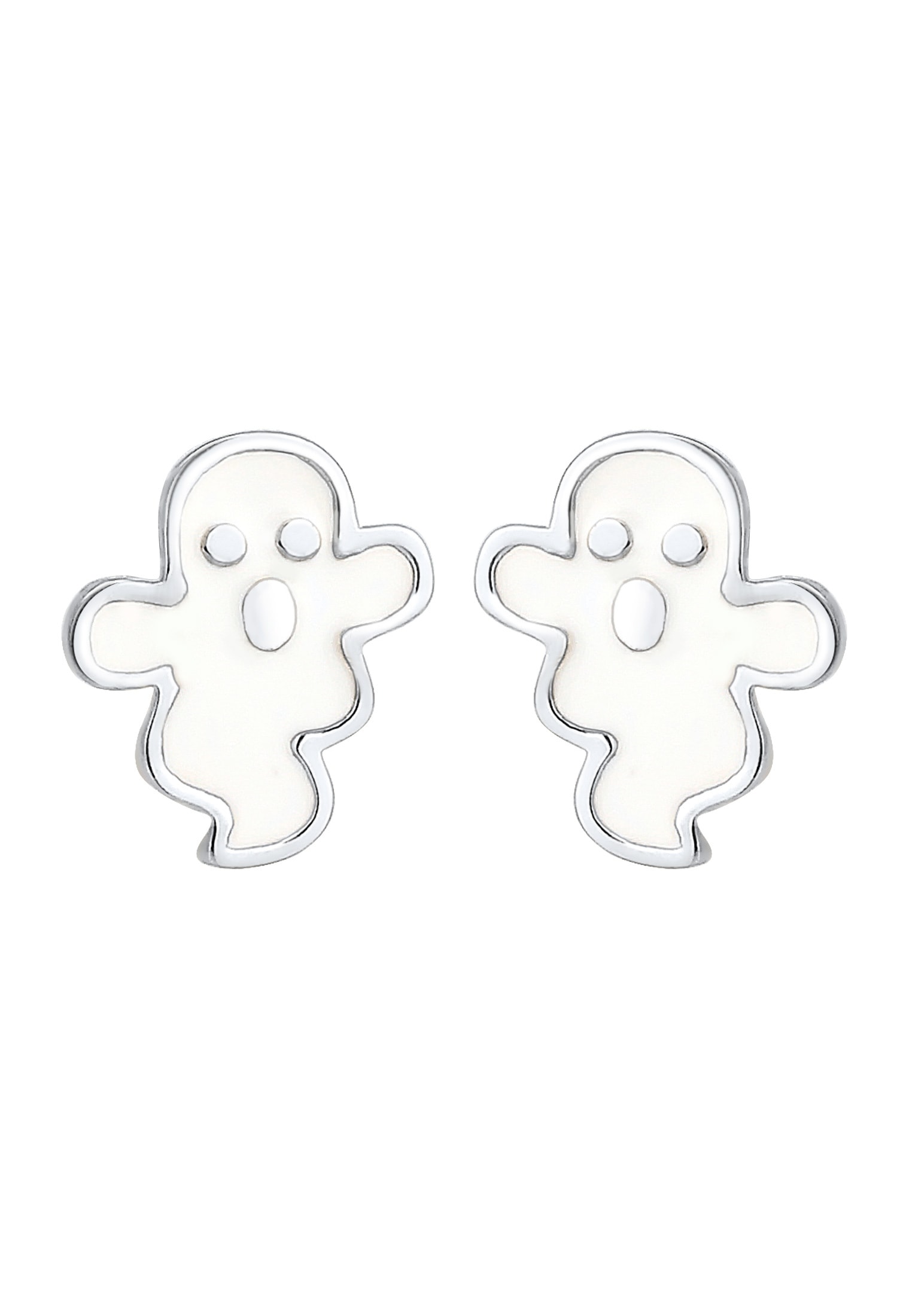 Elli Paar Ohrstecker "Ohrstecker Geist Halloween Emaille 925 Sterling Silbe günstig online kaufen