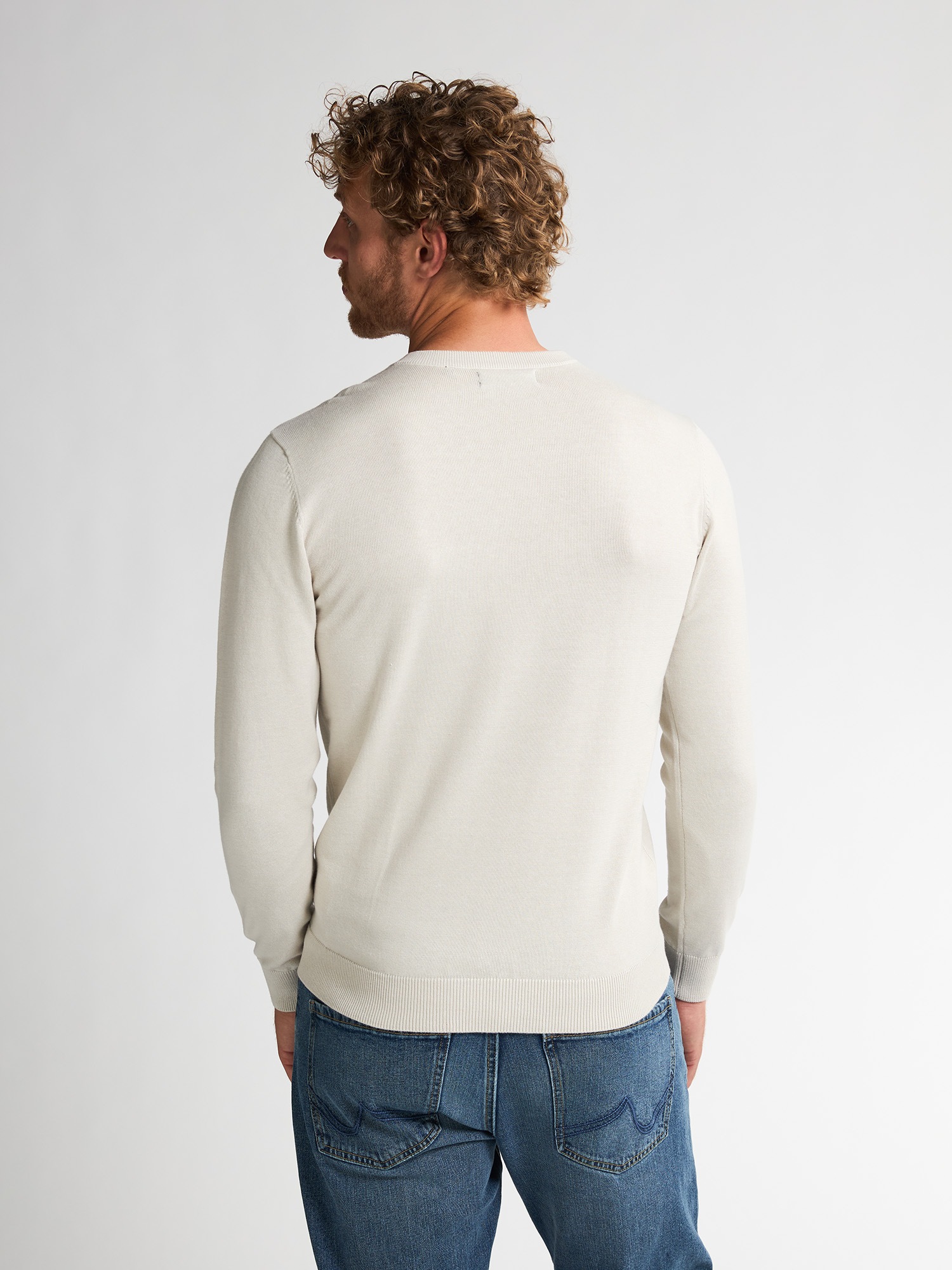 Petrol Industries V-Ausschnitt-Pullover "V-Neck Basi", Materialmix mit Baum günstig online kaufen