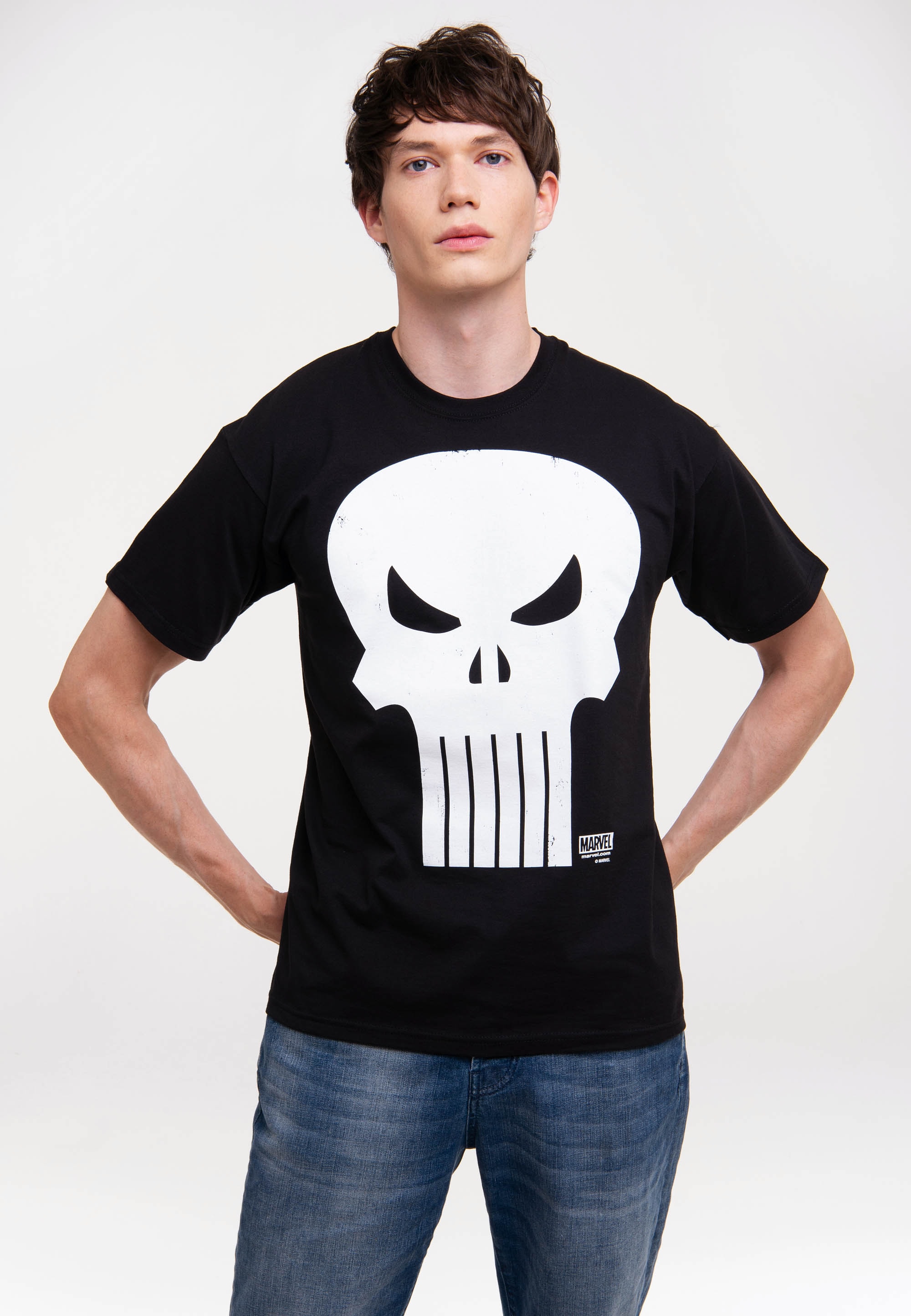 LOGOSHIRT T-Shirt Punisher«, mit - ▷ lizenziertem Print »Marvel Comics BAUR bestellen 