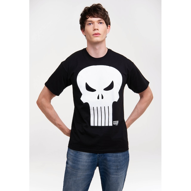 ▷ LOGOSHIRT T-Shirt Comics BAUR - Punisher«, mit Print »Marvel lizenziertem bestellen |