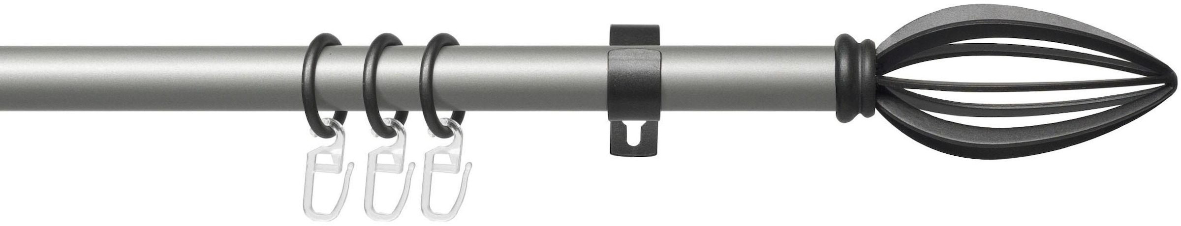 Liedeco Gardinenstange "Lan Cast" Ø 20 mm 1 läufig-läufig Fixmaß günstig online kaufen