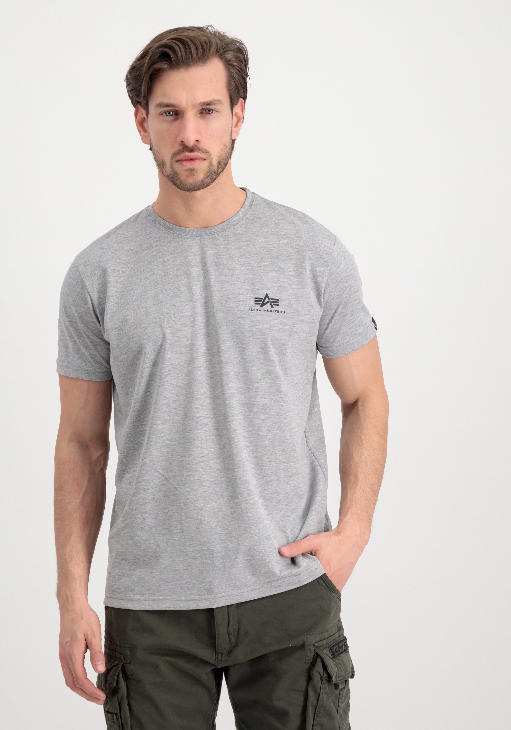 Alpha Industries T-Shirt »Alpha Industries Men - T-Shirts Basic T-Shirt SL«