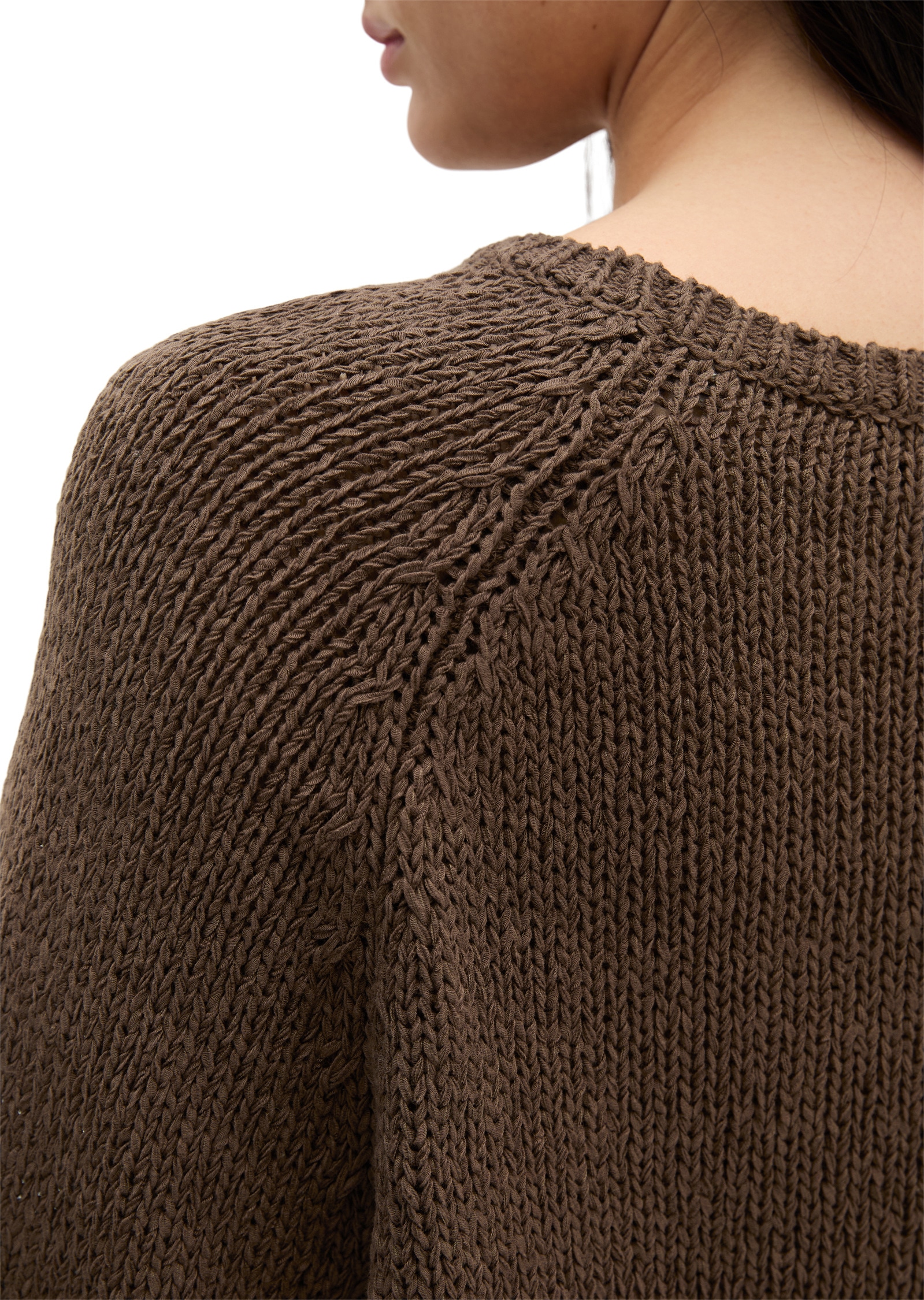 Marc O'Polo Strickpullover »aus Bändchengarn«