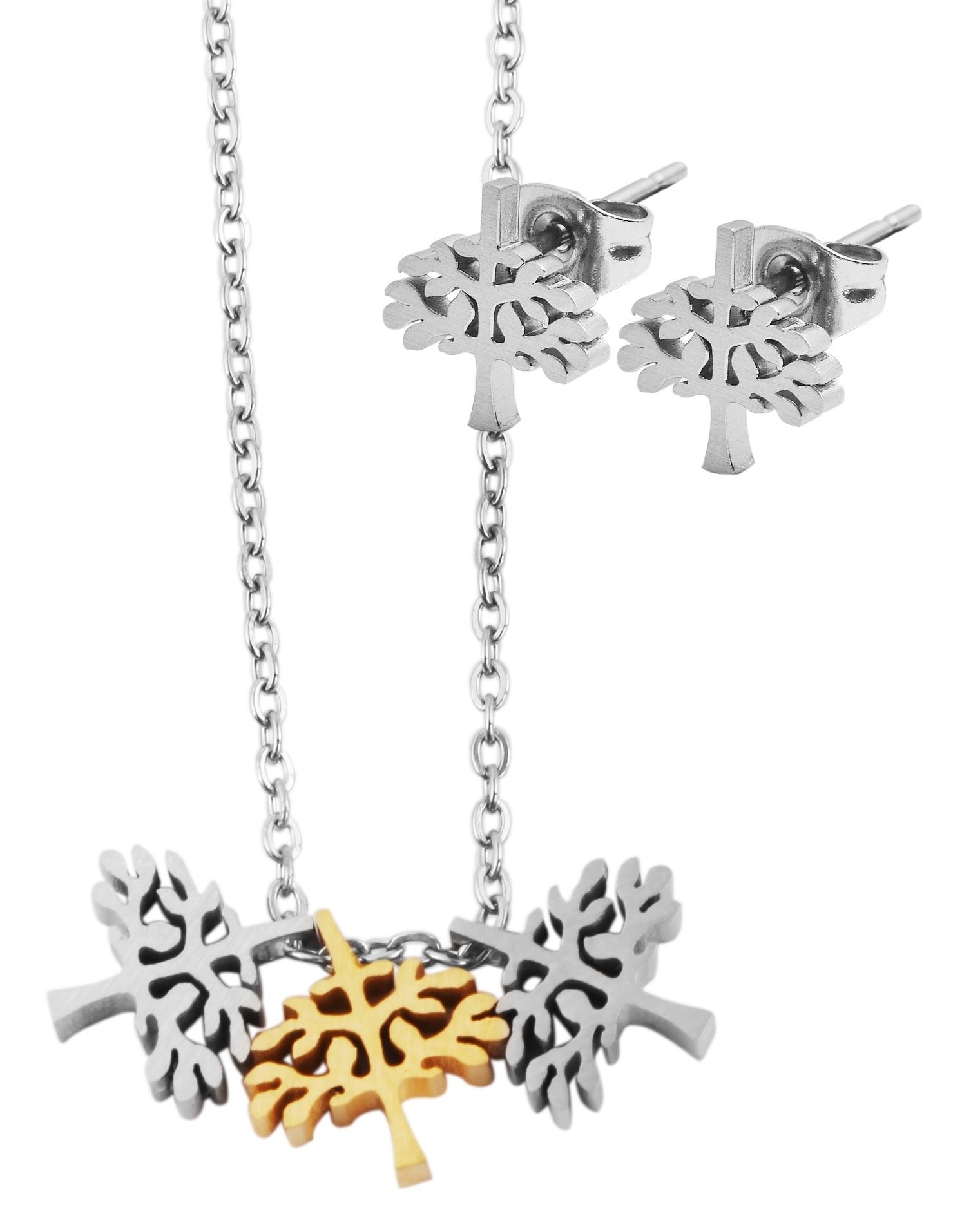 Adelia´s Kette ohne Anhänger »Damen Halskette – Ankerkette aus Edelstahl 43 cm« Perfekt zum Verschenken an besondere Menschen