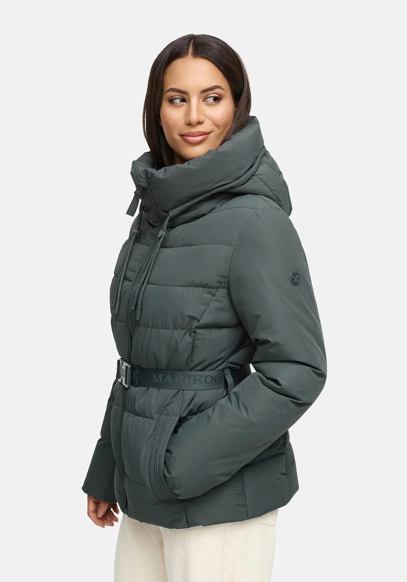 Marikoo Winterjacke "Himee", Taillengürtel mit robuster Klickschnalle günstig online kaufen