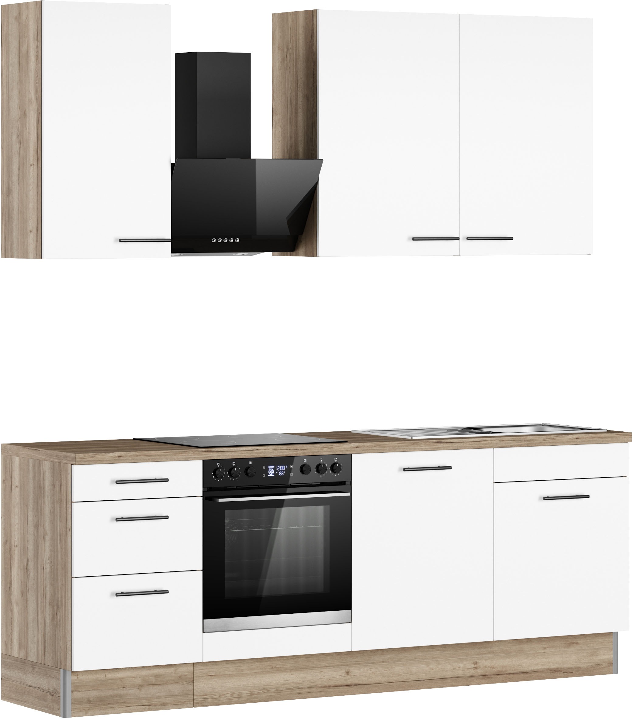 Thumbnail - OPTIFIT Küchenzeile "Fiona" Breite 230 cm, mit Hanseatic-E-Geräten in Premium oder Basic