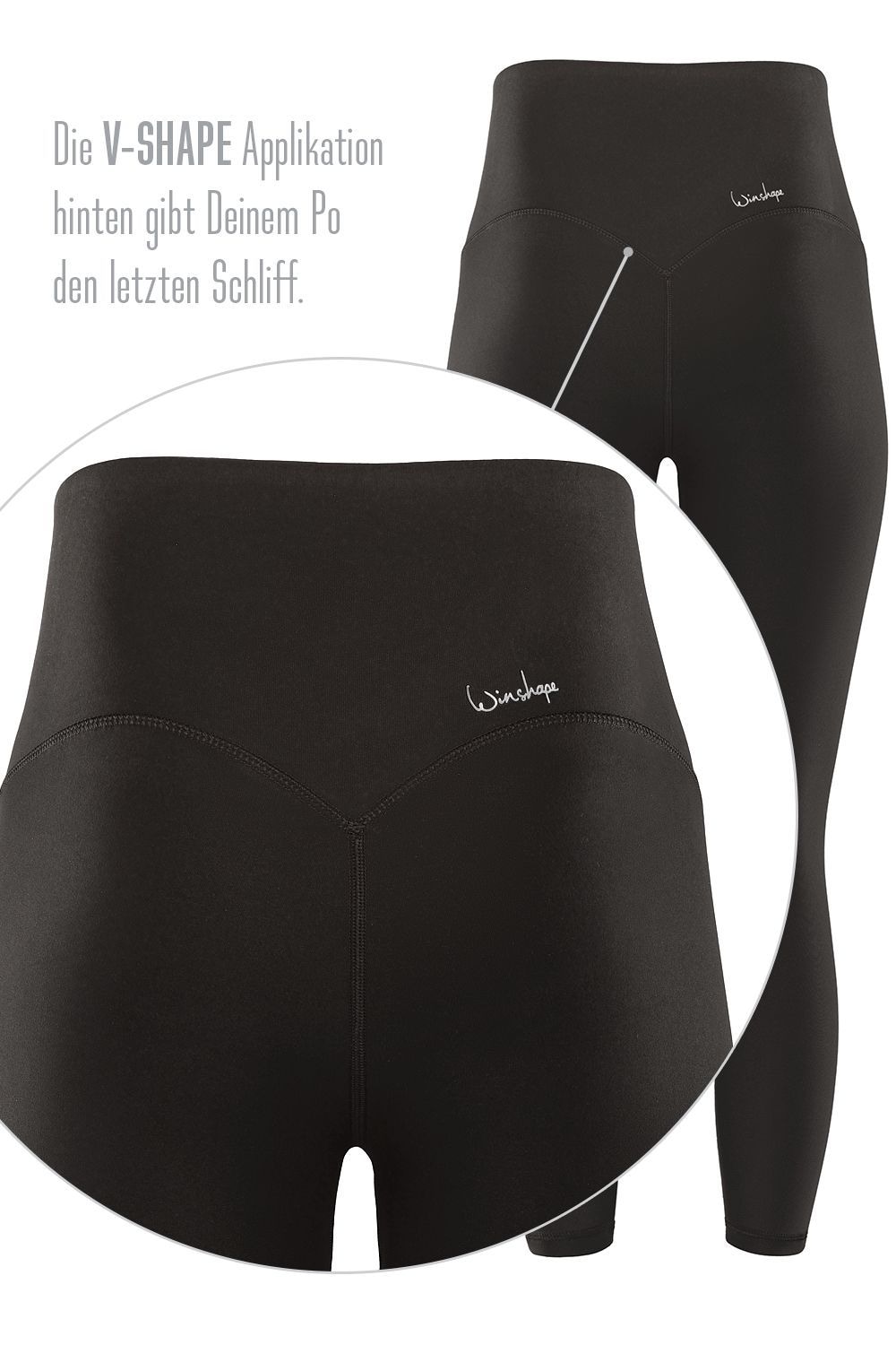 Winshape Leggings »7/8-Tights HWL317C«, mit V-Shape Applikation und Core-Bund