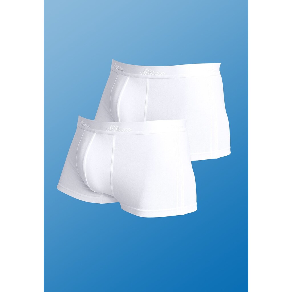 s.Oliver Boxershorts, (Packung, 2 St.)