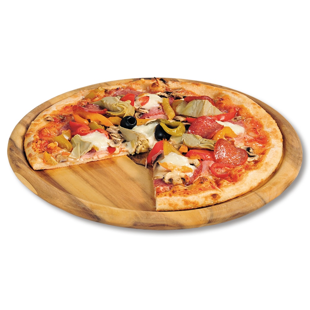 KESPER® Pizzateller »Servierbrett«, (1 St.), mit hohem Rand, aus Akazienholz