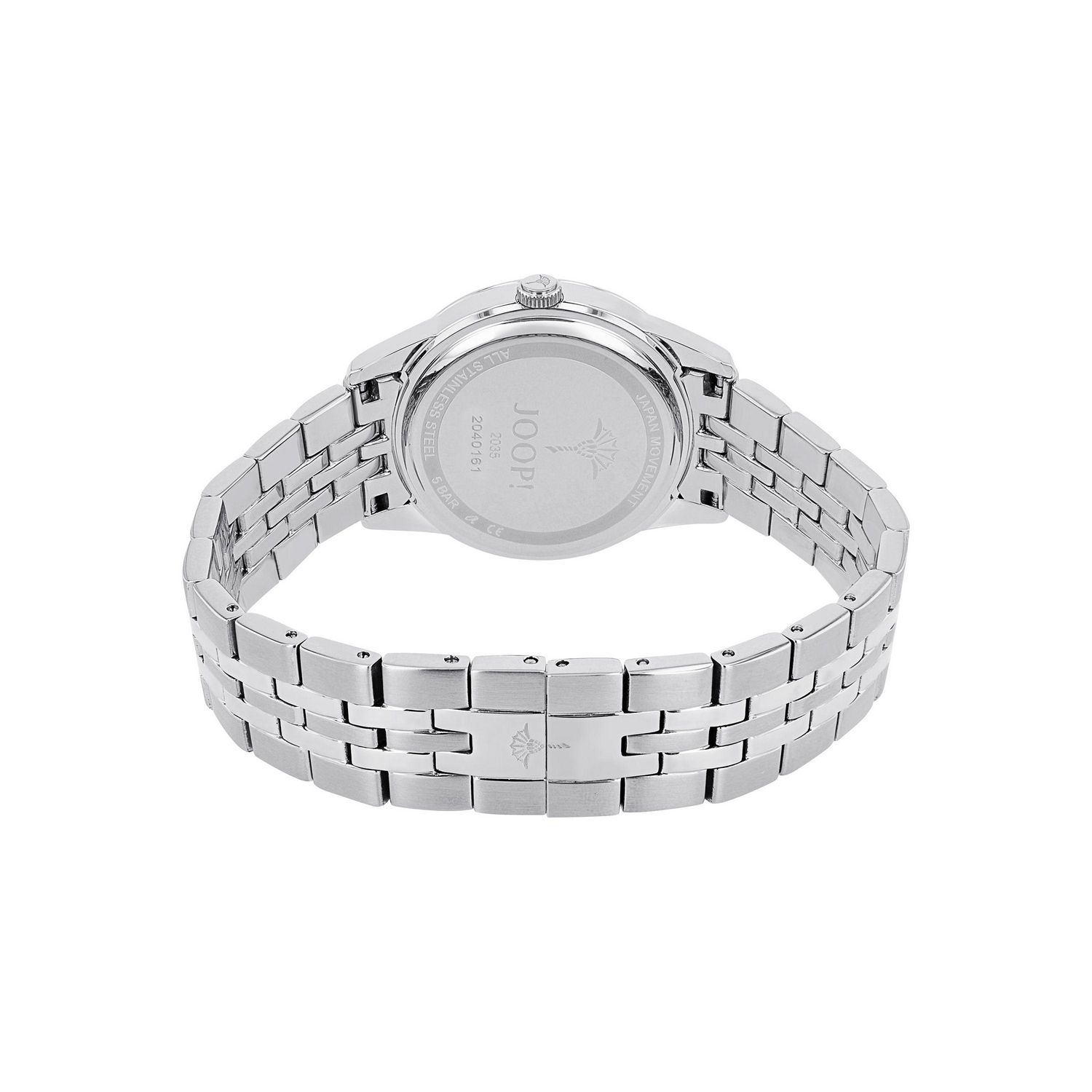 JOOP! Quarzuhr Armbanduhr, Damenuhr, Edelstahlarmband, analog