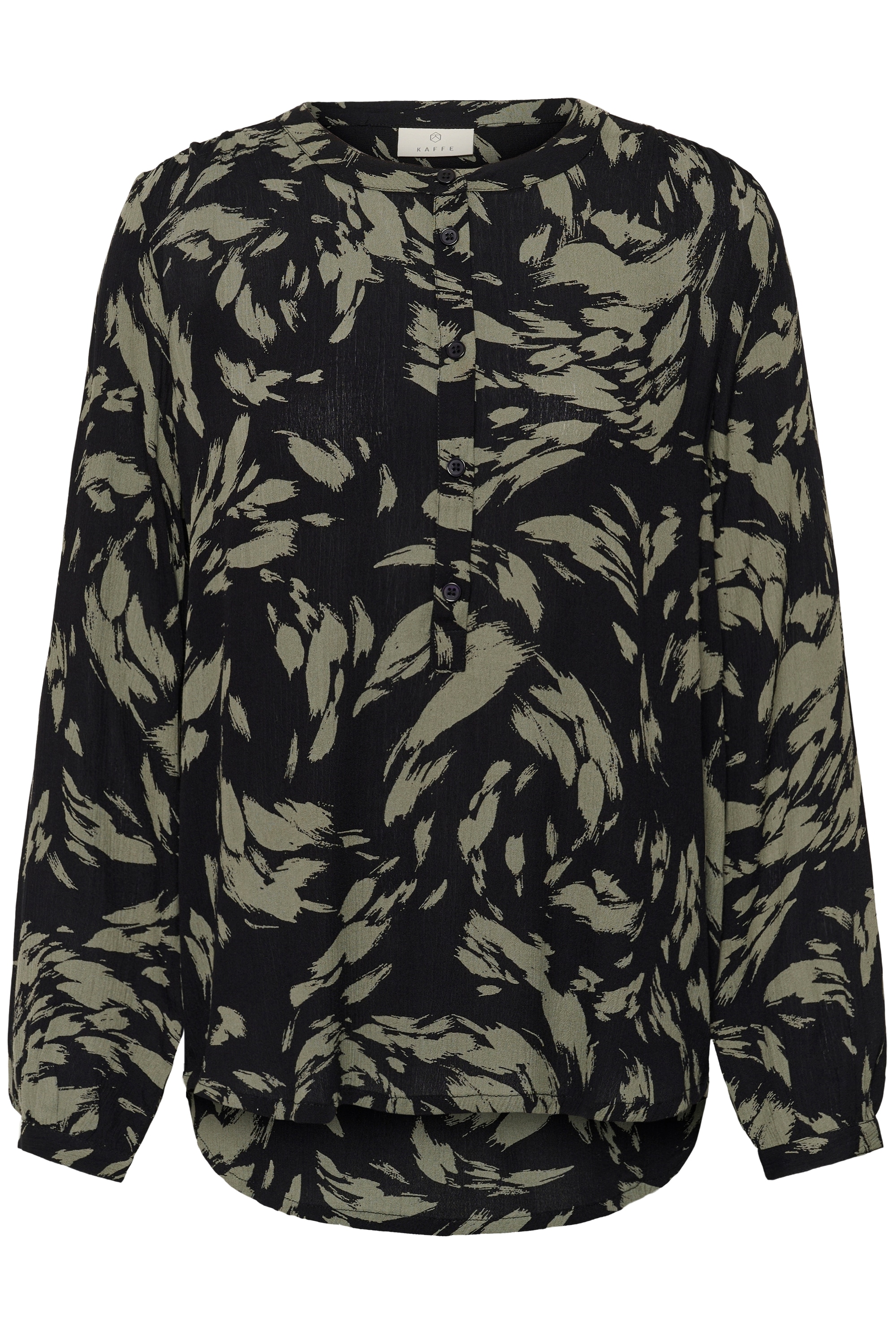 KAFFE Langarmbluse "Damen Bluse langarm KApollie"