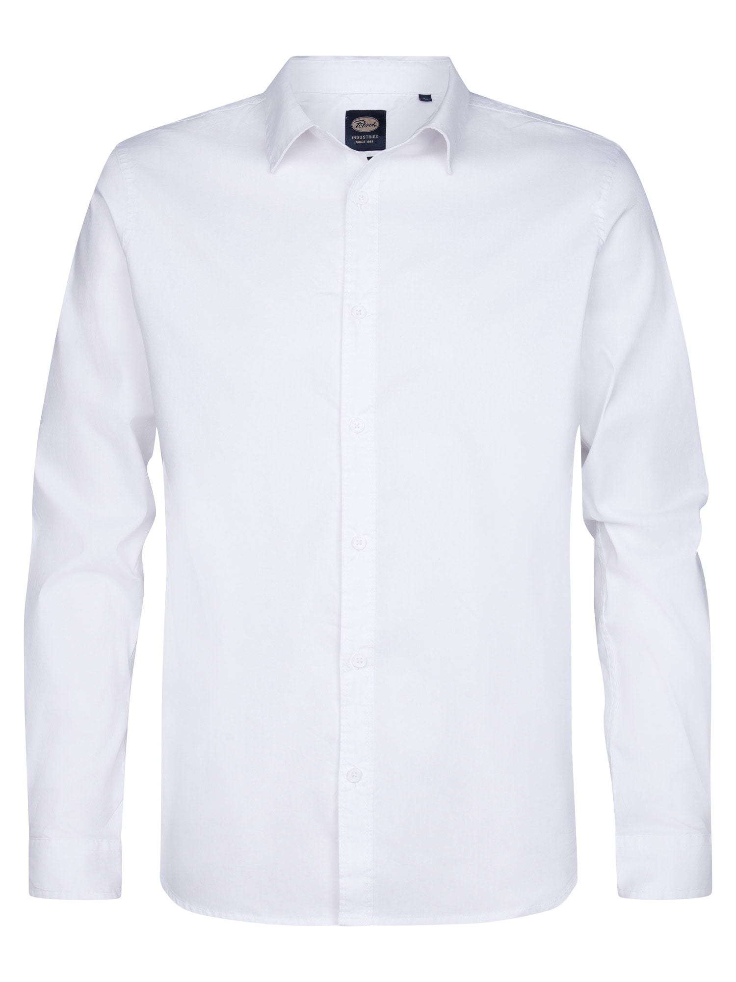 Petrol Industries Langarmshirt, mit Button-Down Kragen