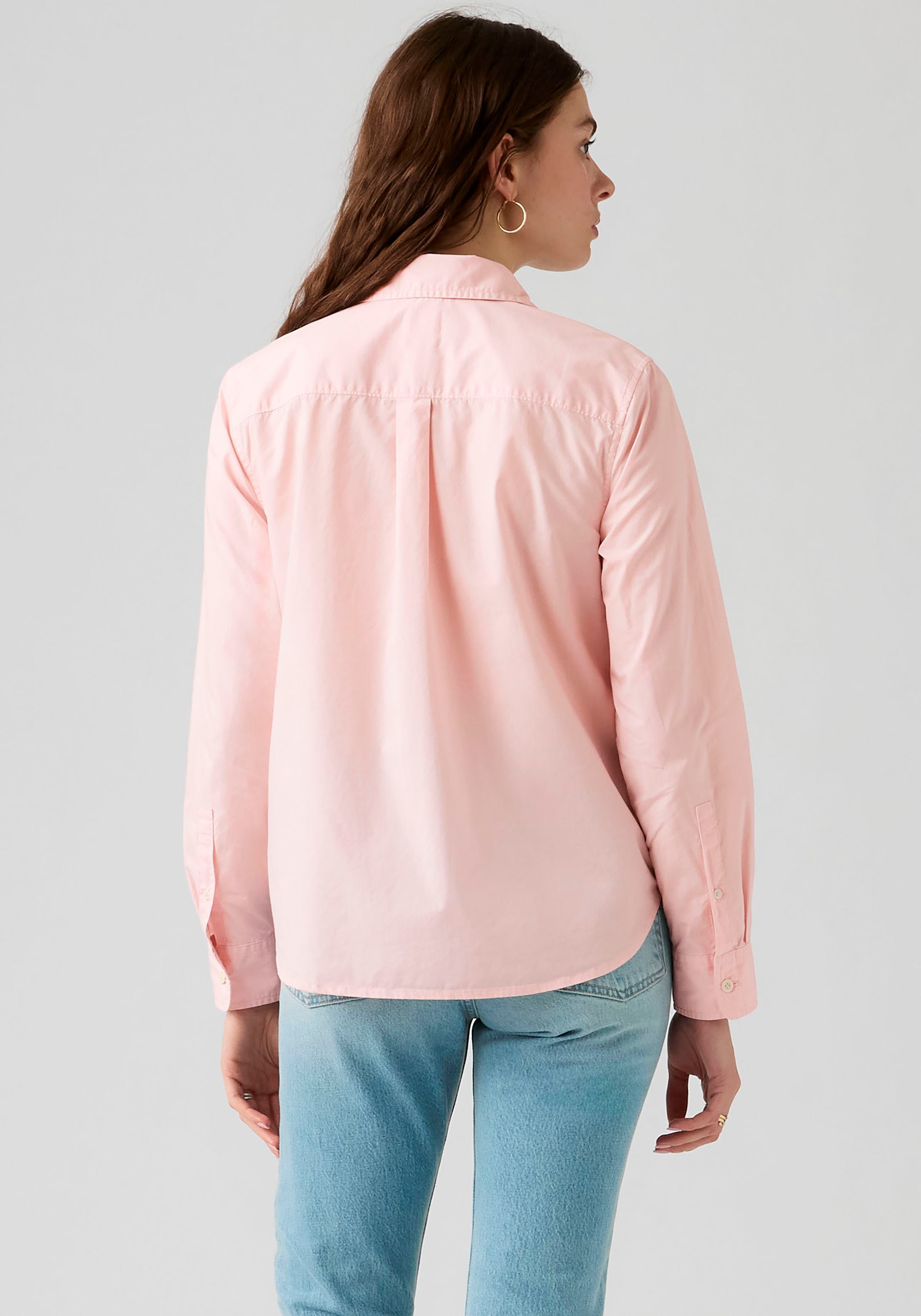 Levi's® Hemdbluse »CARLILE CLASSIC POPLIN SHIRT« Klassischer Hemdblusenkragen