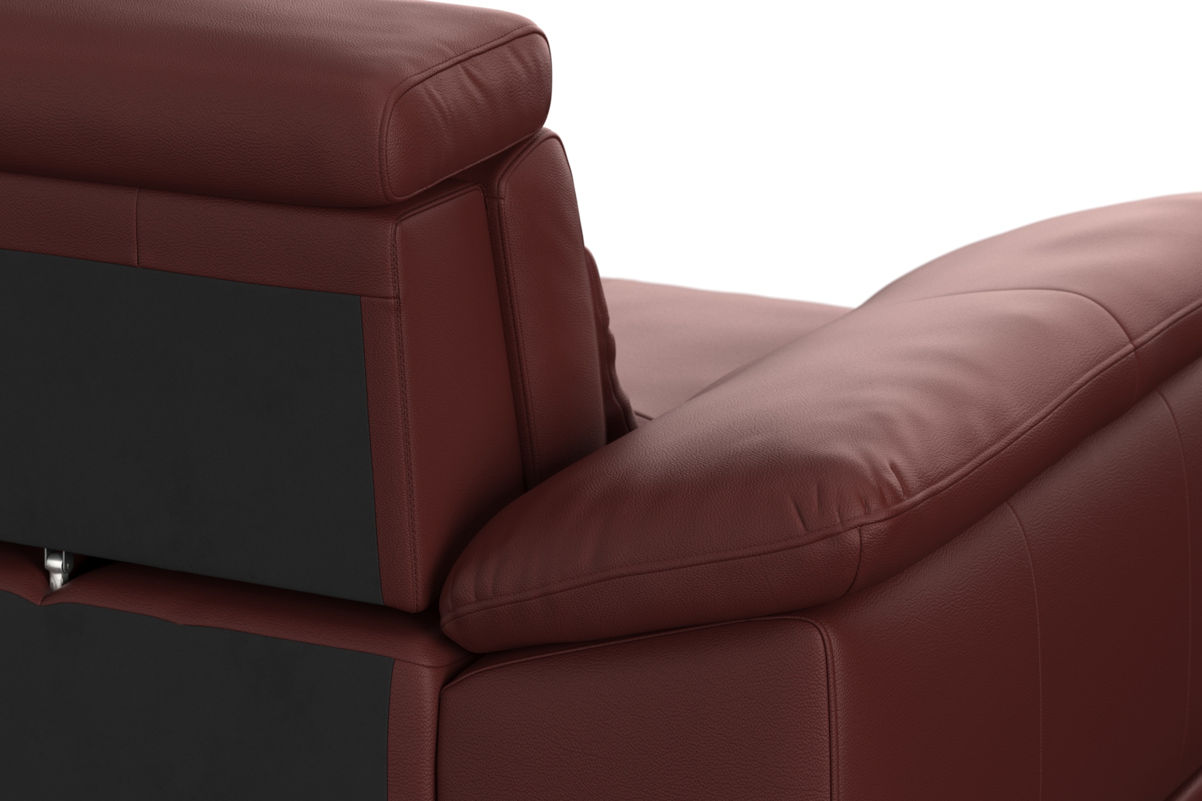 sit&more Ecksofa »Cabrio L-Form, mit Sitztiefenverstellung, Arm- und Kopfteilverstellung«, 3 Nierenkissen, Federkern, optional Bettfunktion und Stauraum