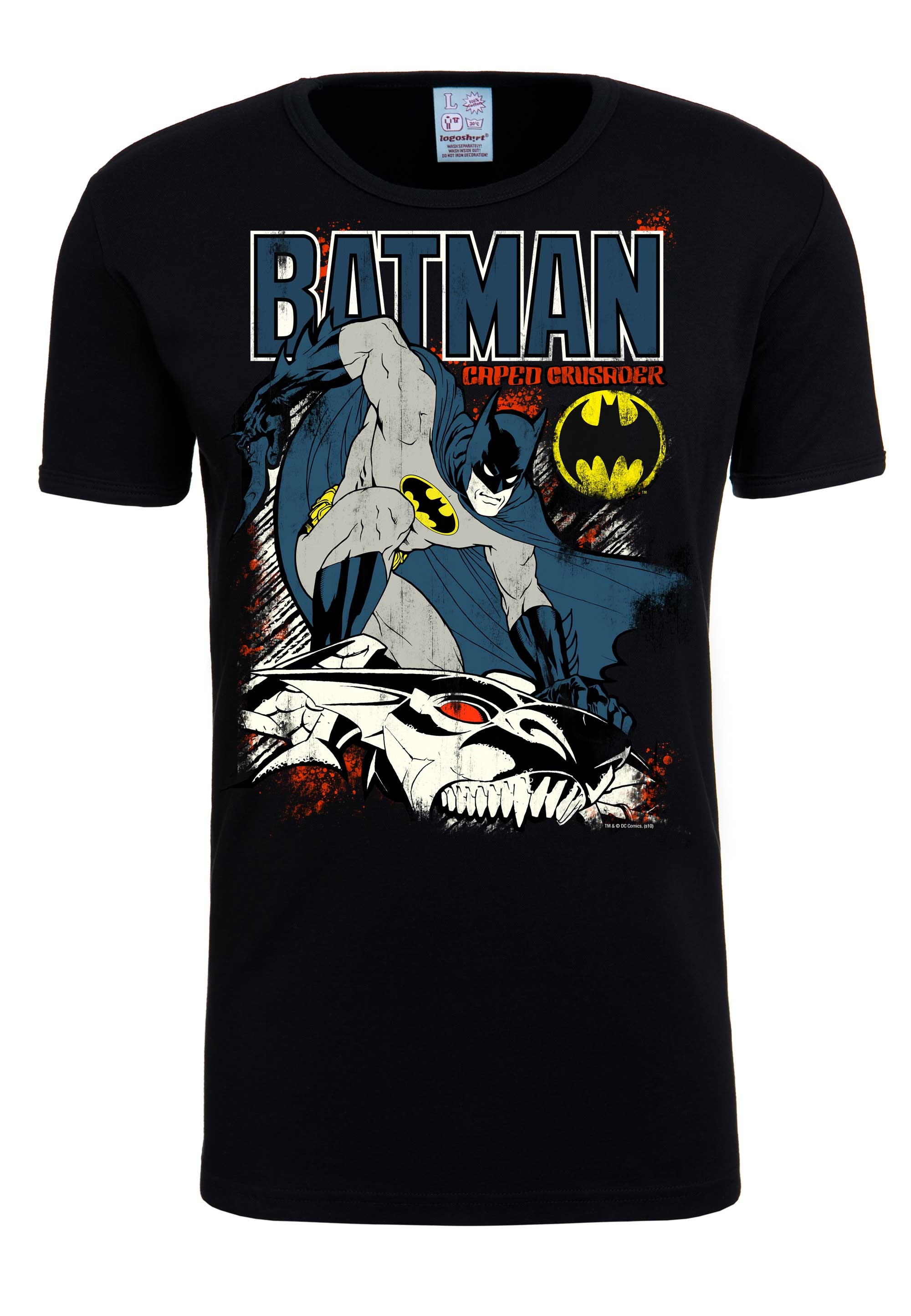 LOGOSHIRT T-Shirt »Batman«, ▷ Retro-Print mit | lässigem BAUR für