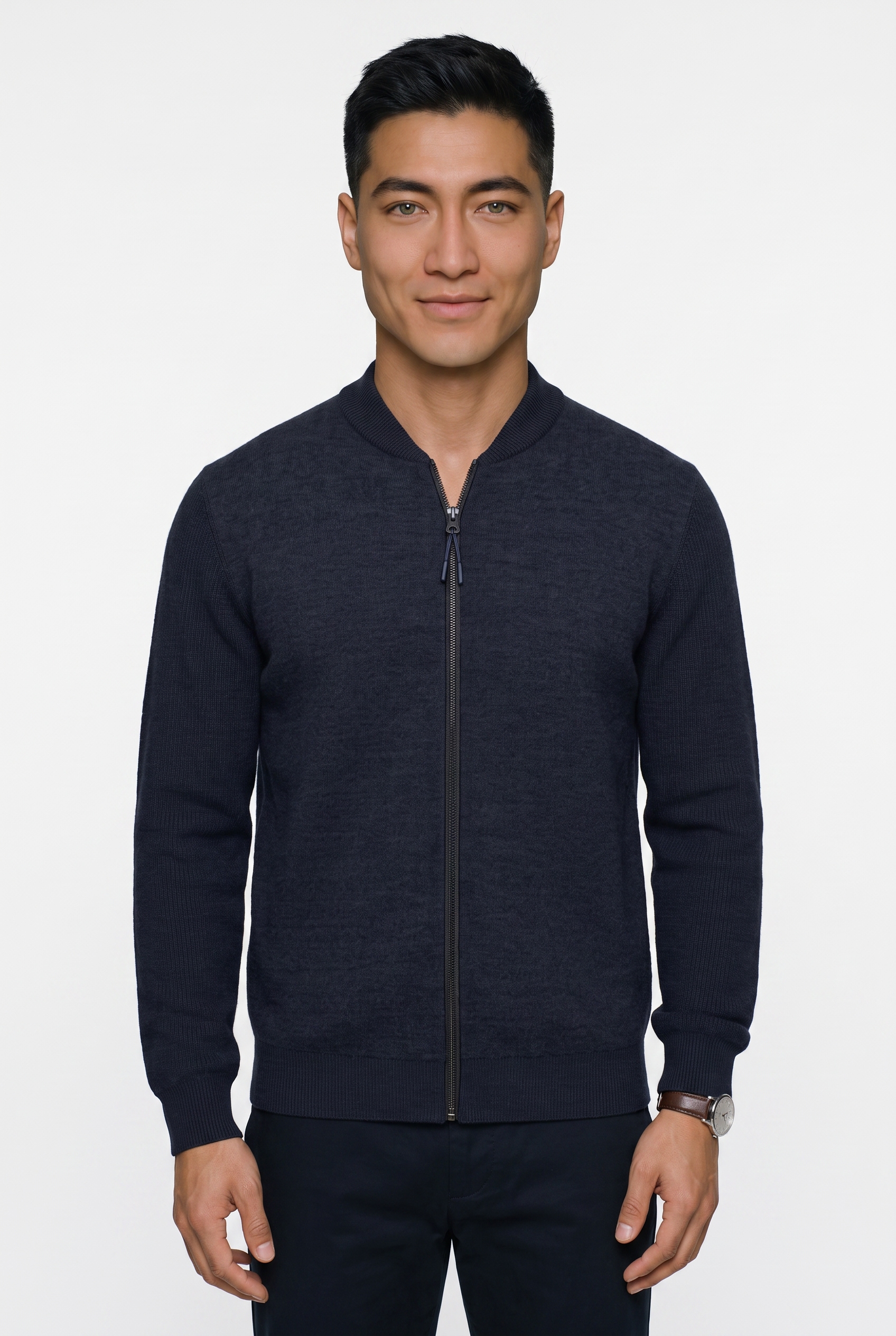 FYNCH-HATTON Strickjacke mit Reißverschluss