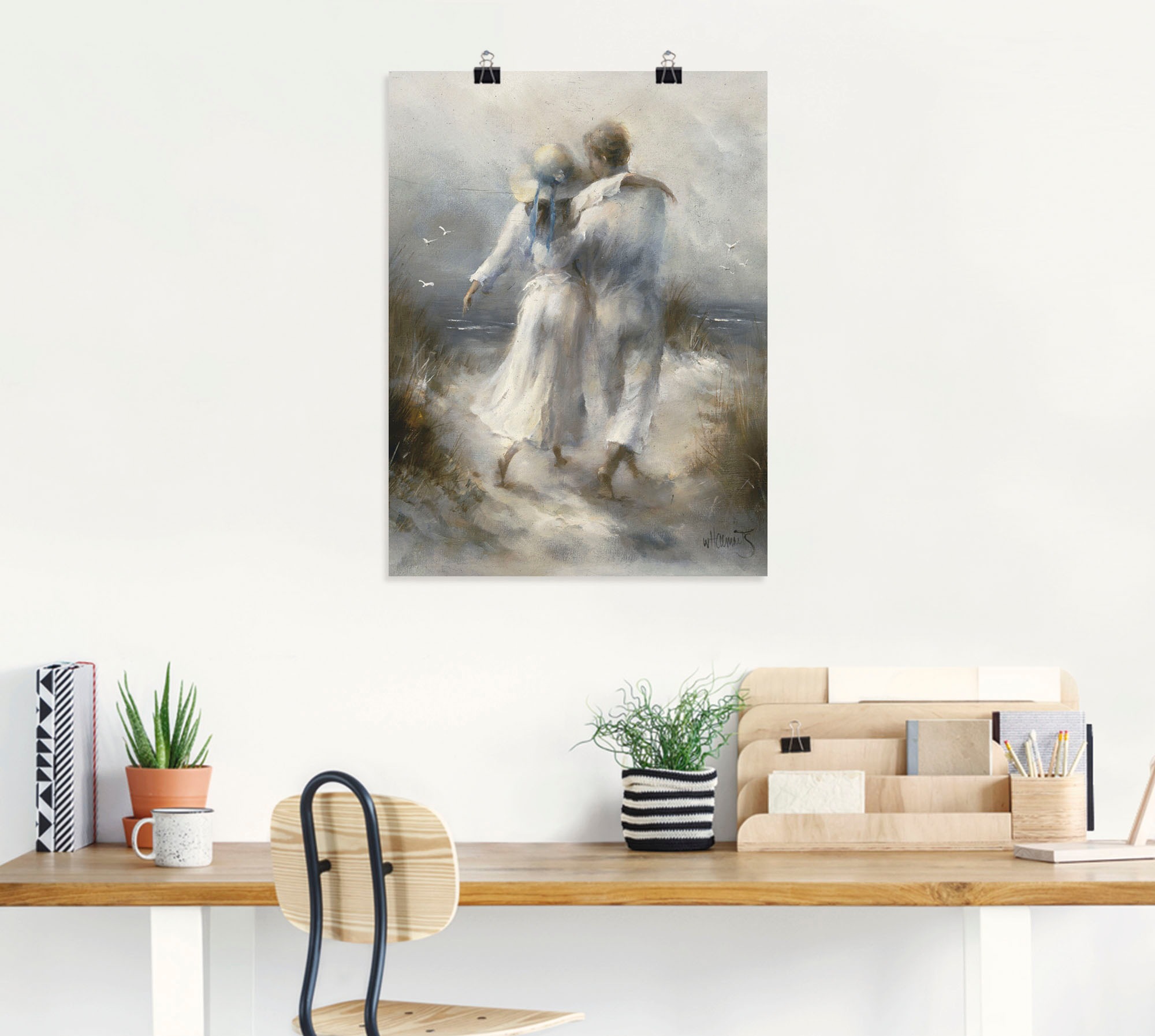 Artland Wandbild "Romantik" Paar 1 Stk. tlg. als Leinwandbild, Poster, Wand günstig online kaufen