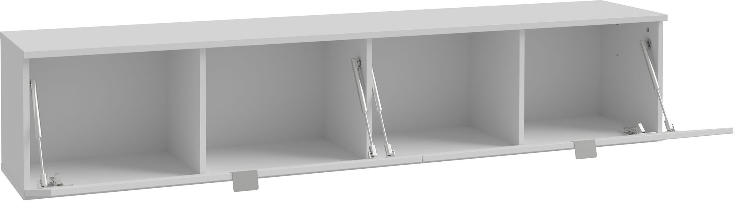 FORTE Lowboard »LibertadTV-Board, TV-Schrank« großes TV Board, erweiterbar, Wandmontage, Metallgriff