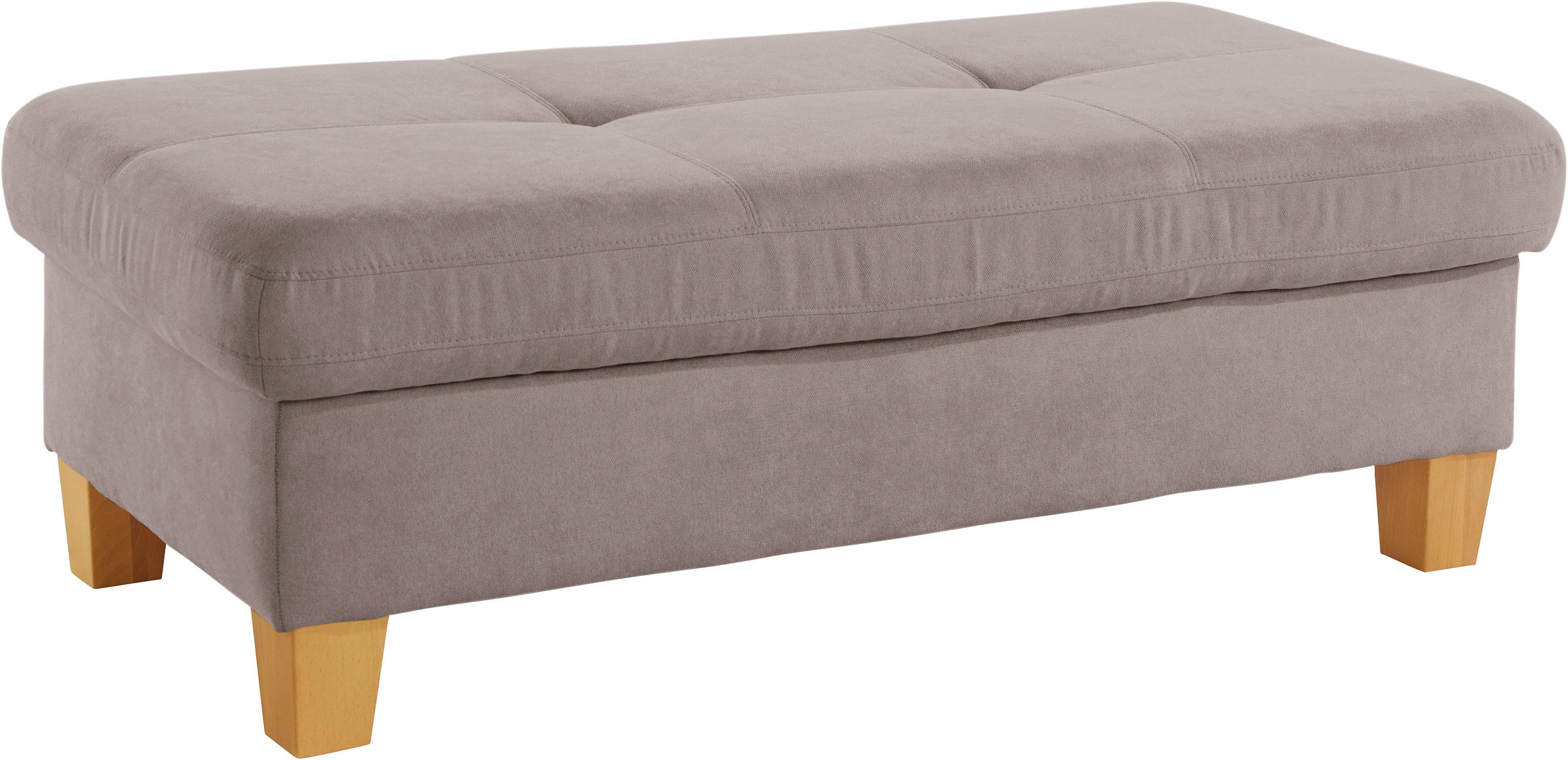 exxpo - sofa fashion Hocker »Enya Bankhocker mit Staufach unter der Sitzfläche«, schöne Detailverarbeitung