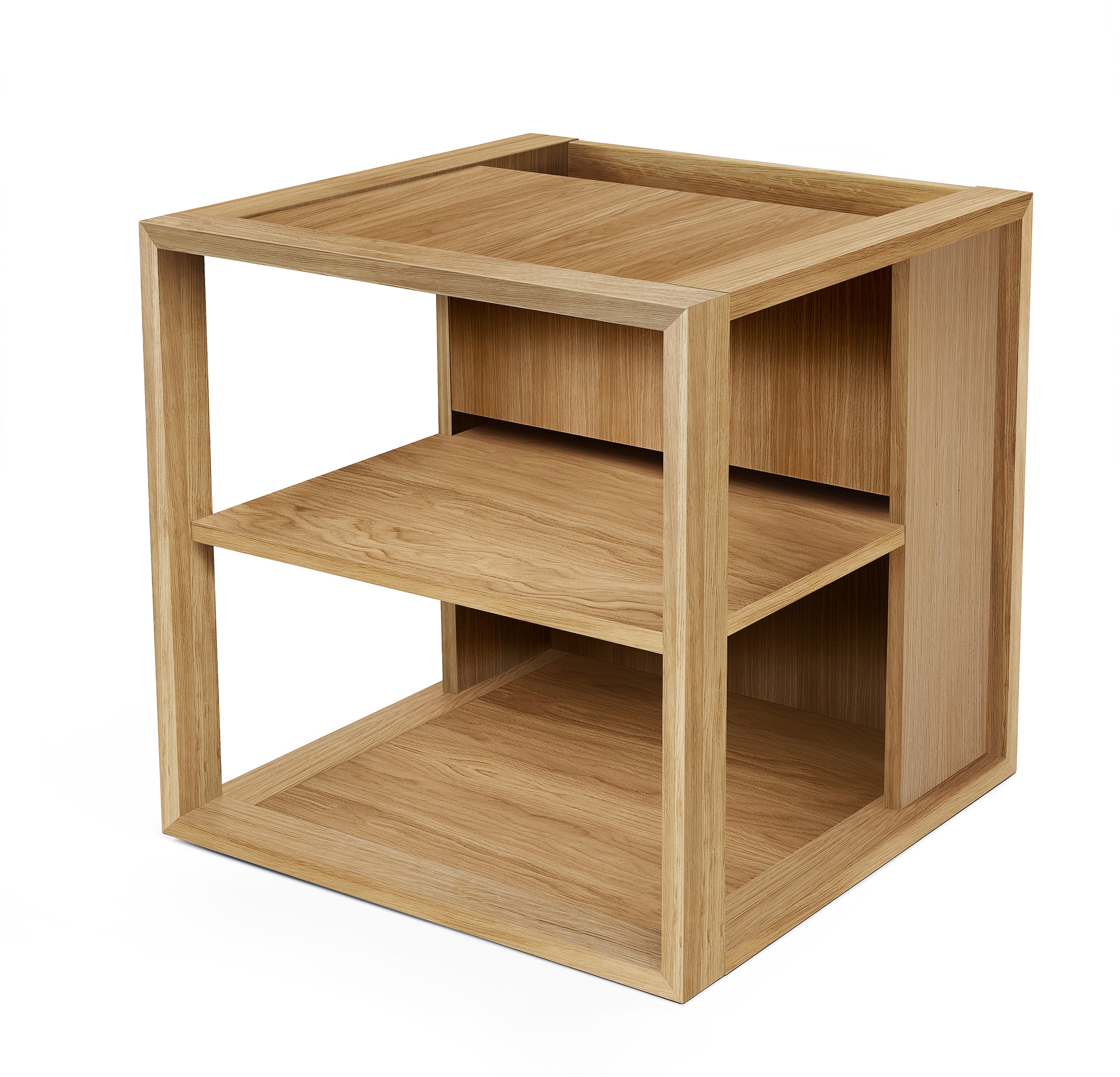 Woodman Couchtisch "Cube", Holzfurnier aus Eiche