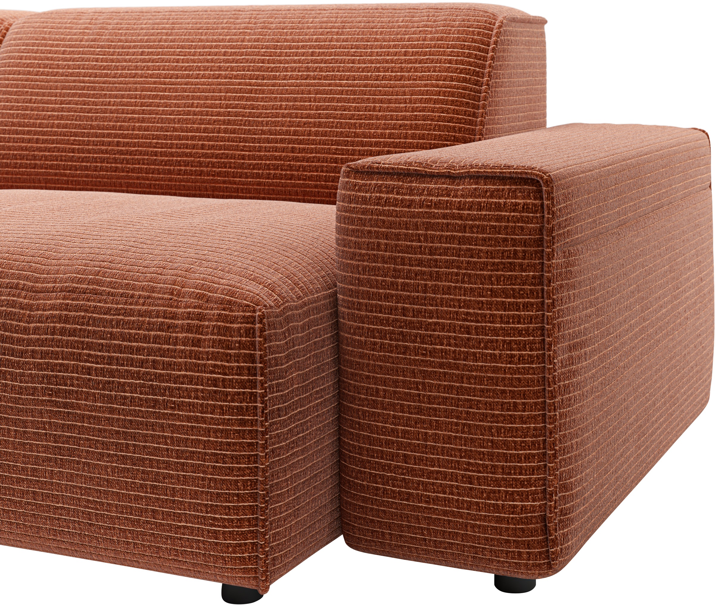 andas Ecksofa »Glimminge auch in Breitcord, Feincord, Bouclé + Easy care-Bezug«, L-Form, Breite 294, Zierkissen