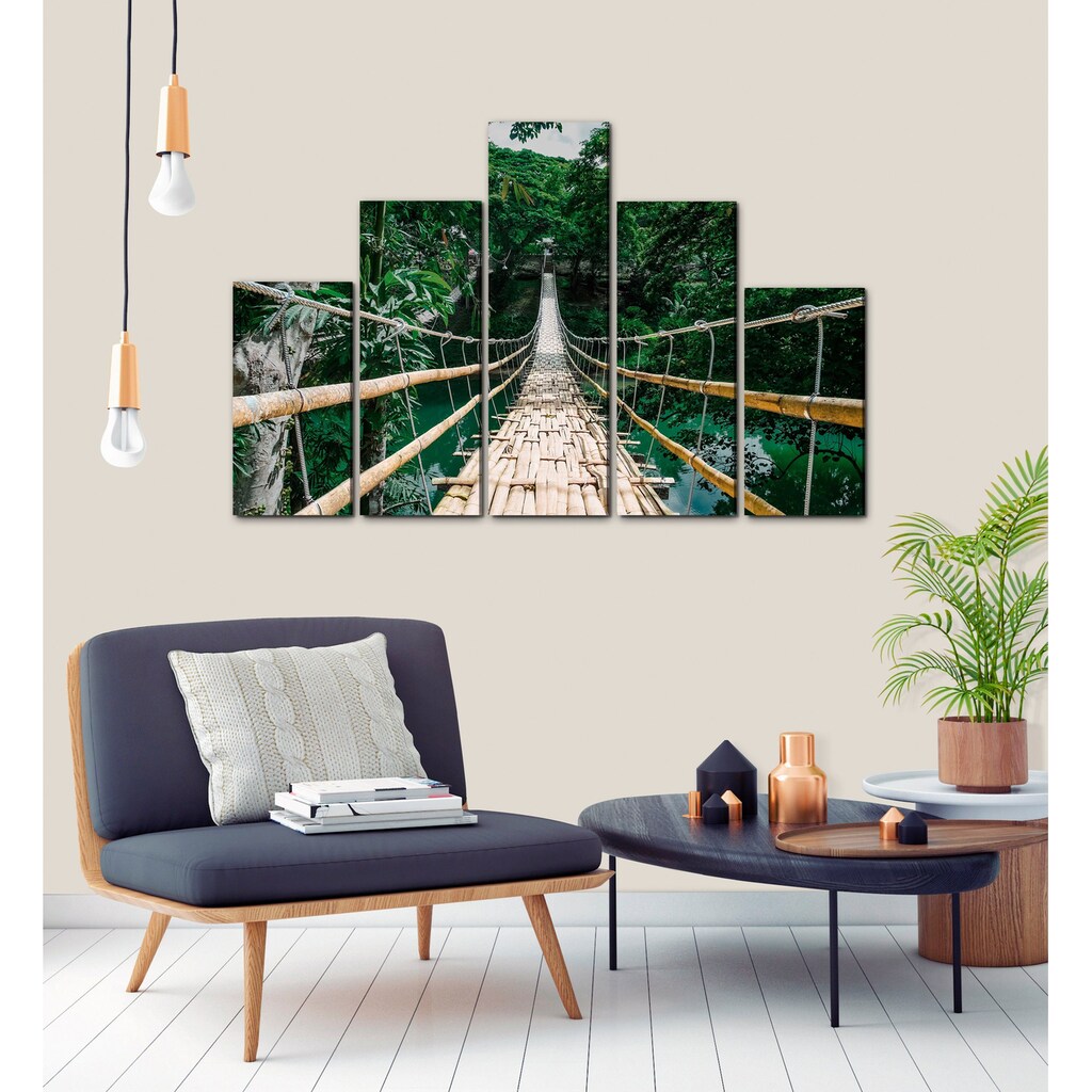 Art for the home Leinwandbild »Wald«, Natur