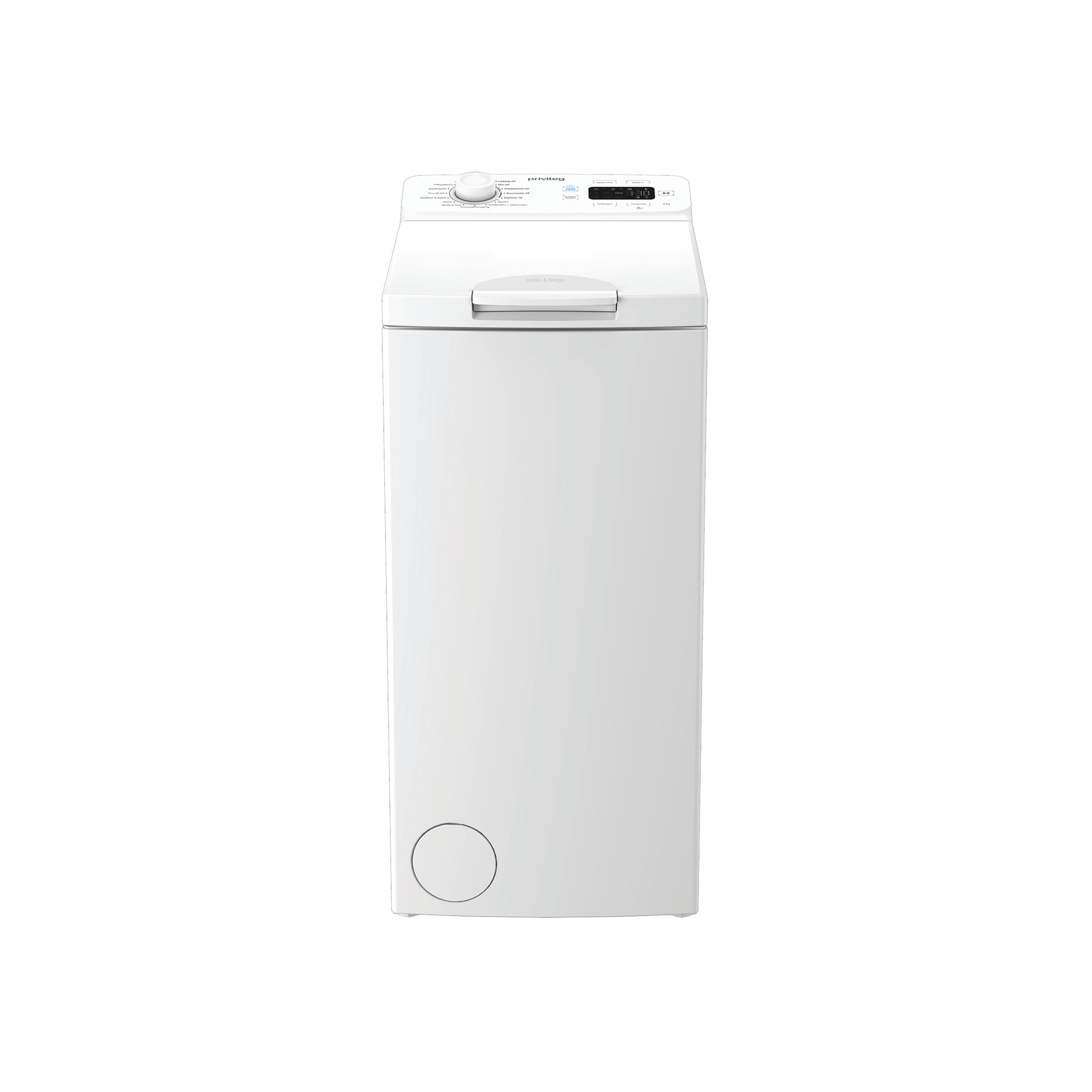 Privileg Waschmaschine Toplader »PWT 6B MY TIME« 6 kg 1200 U/min Quick cycles – 5 Programme in unter 1 Stunde