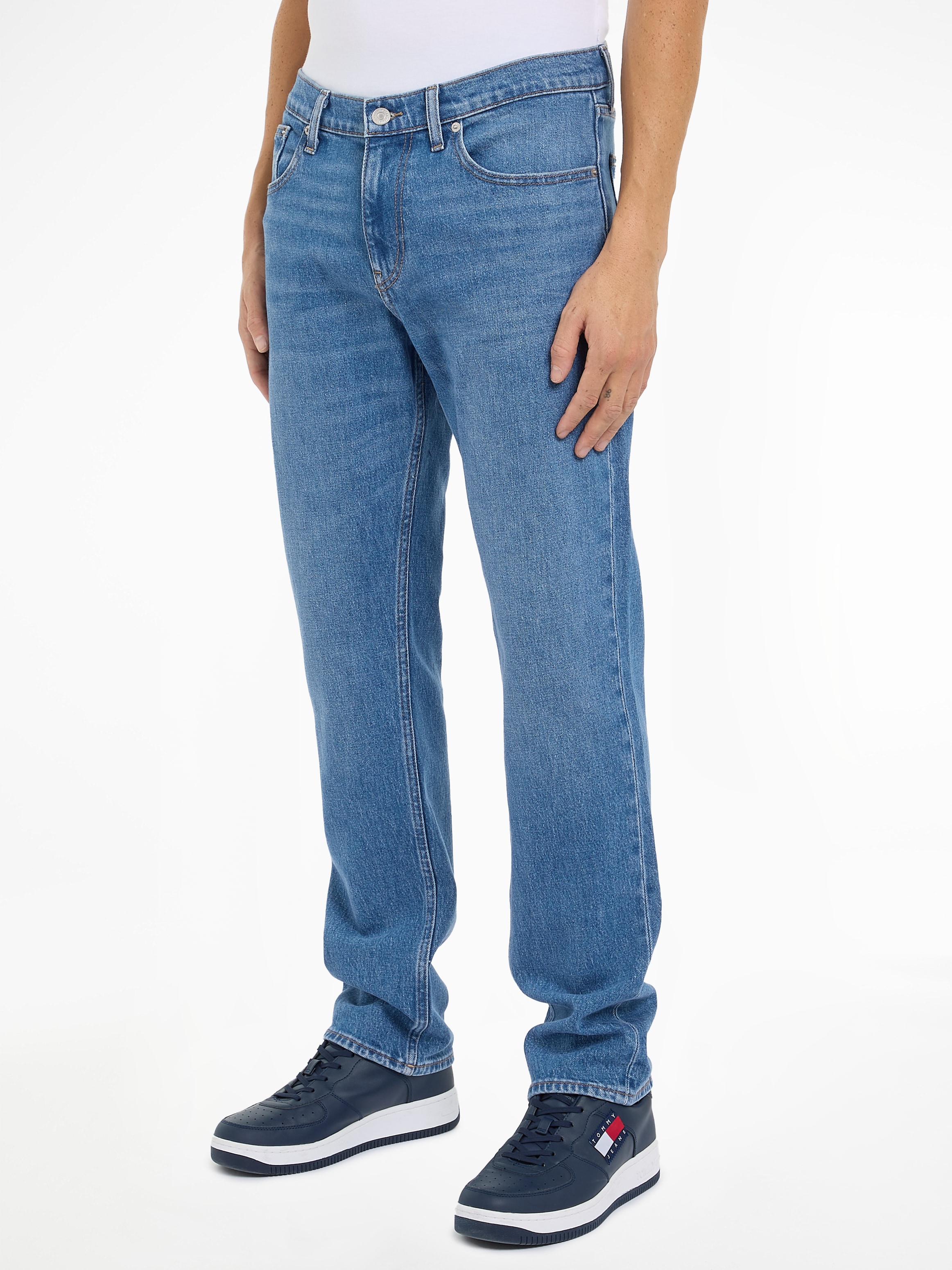 Tommy Jeans Regular-fit-Jeans "RYAN RGLR STRGHT", mit Logoprägung