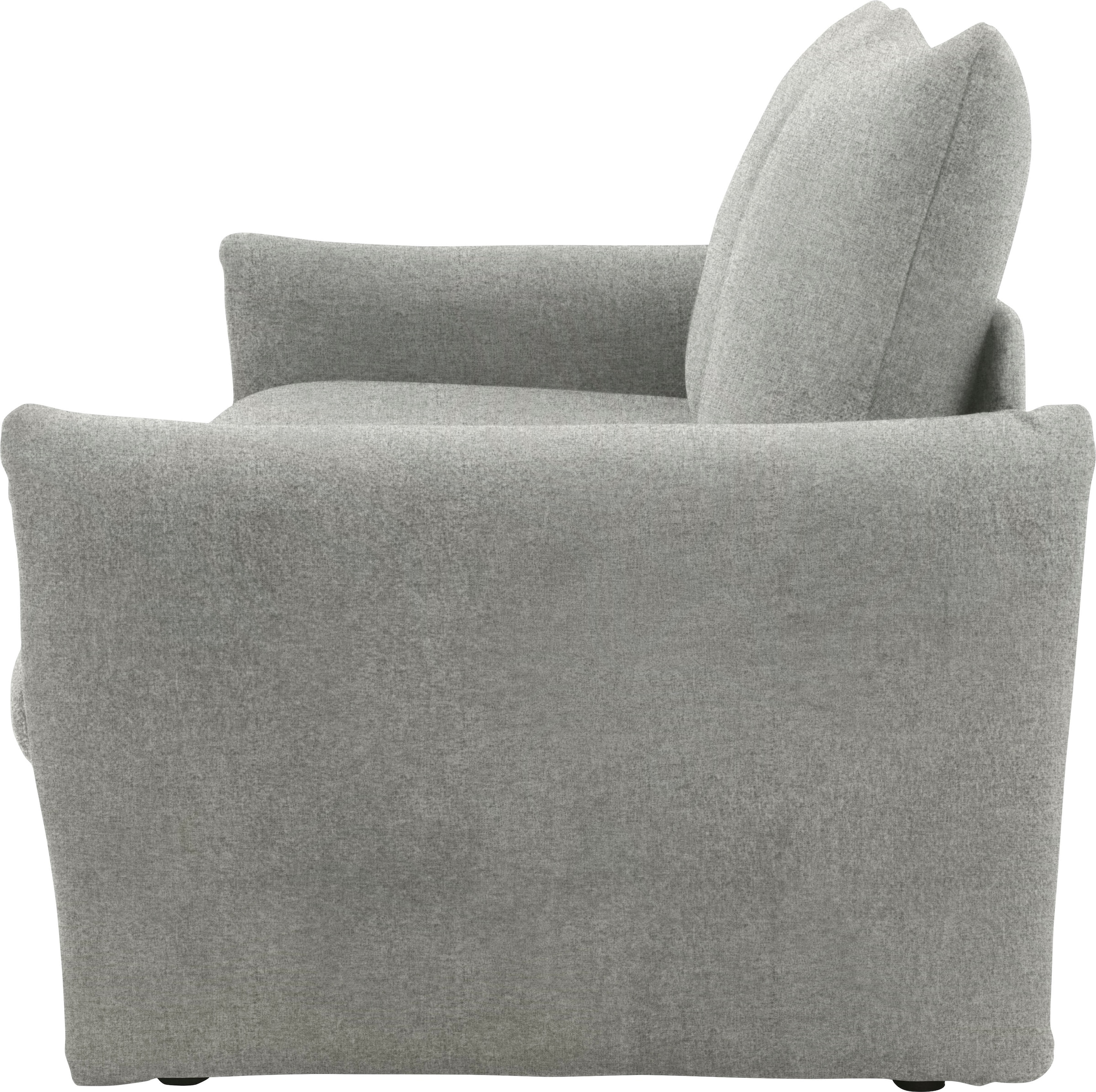 DOMO collection Schlafsofa »700023 Schlaffunktion, Federkern, 2-Sitzer, stabile Liegefläche«, Sitzflächen einzeln ausklappbar zum Schlafen, Relaxen und Entspannen