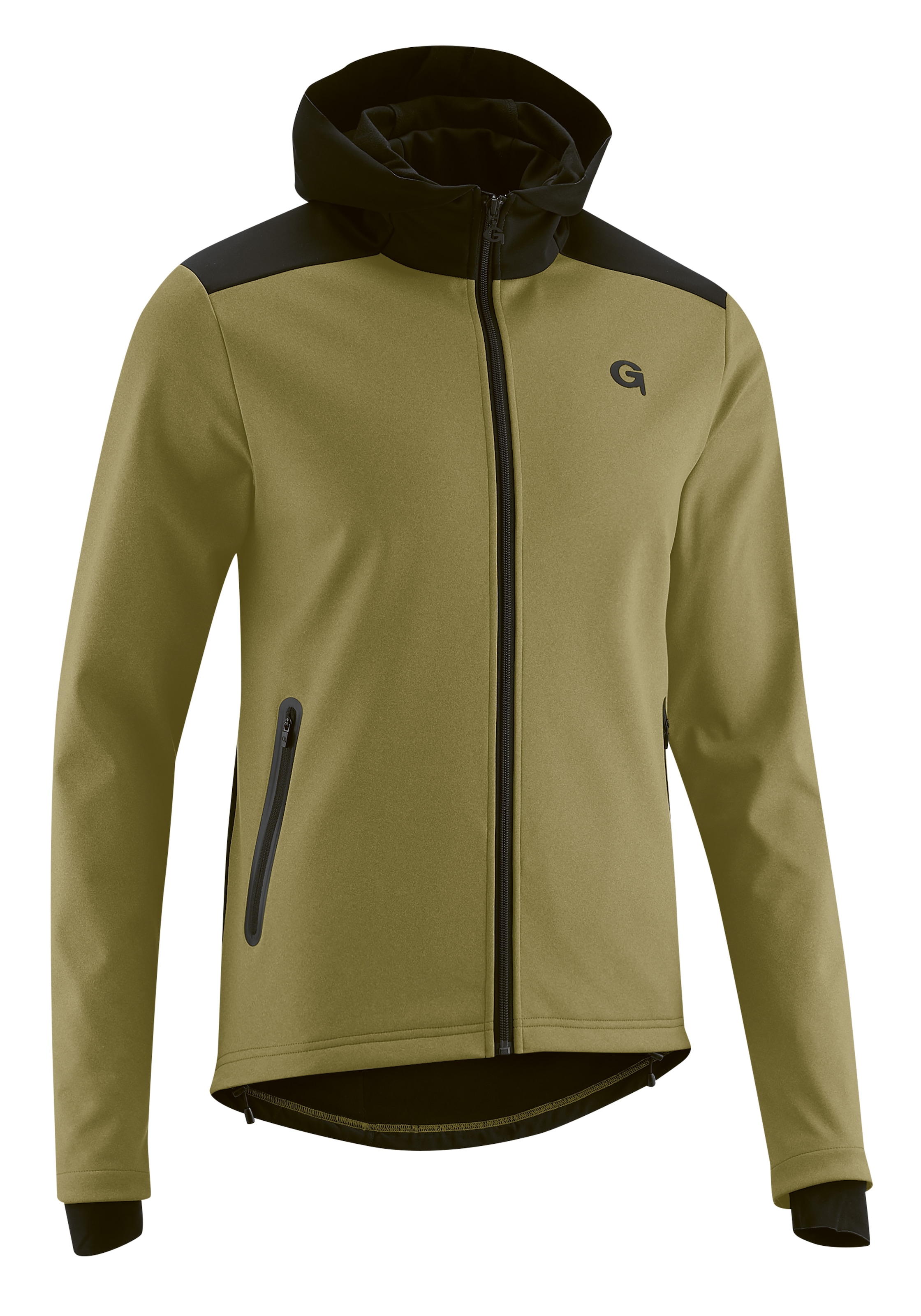 Gonso Radtrikot "Travo", Herren Softshell-Hoodie, Windjacke winddicht und atmungsaktiv