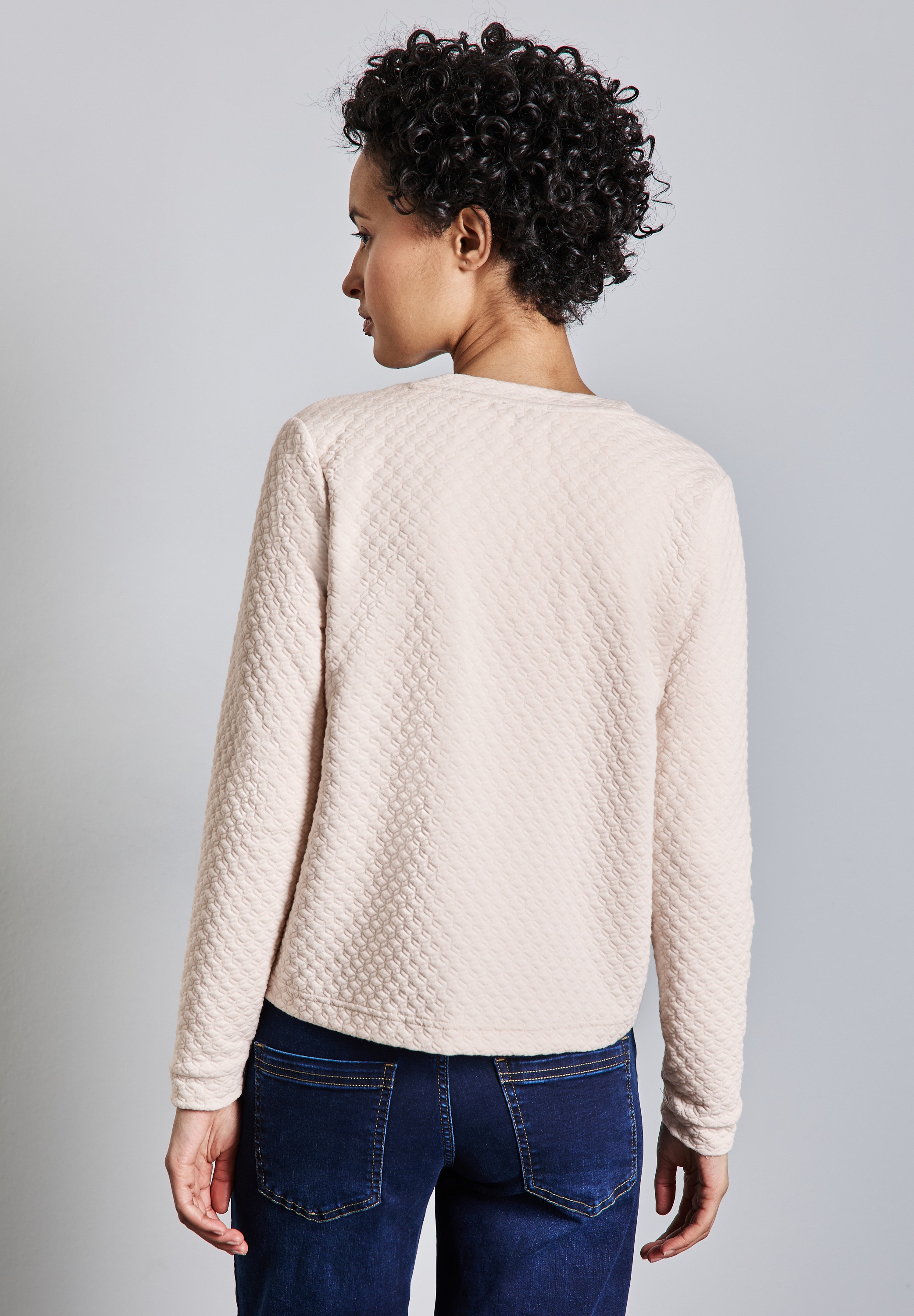 STREET ONE Cardigan, mit Rundhalsausschnitt