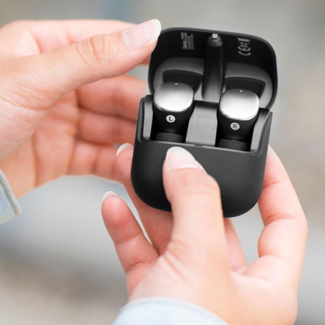 Hama Bluetooth-Kopfhörer »Spirit Pure True Wireless, In Ear BT Kopfhörer kabellos«, Finger-Touch Sensor, Lautstärkeregler,Rufannahmetaste, Sprachsteuerung