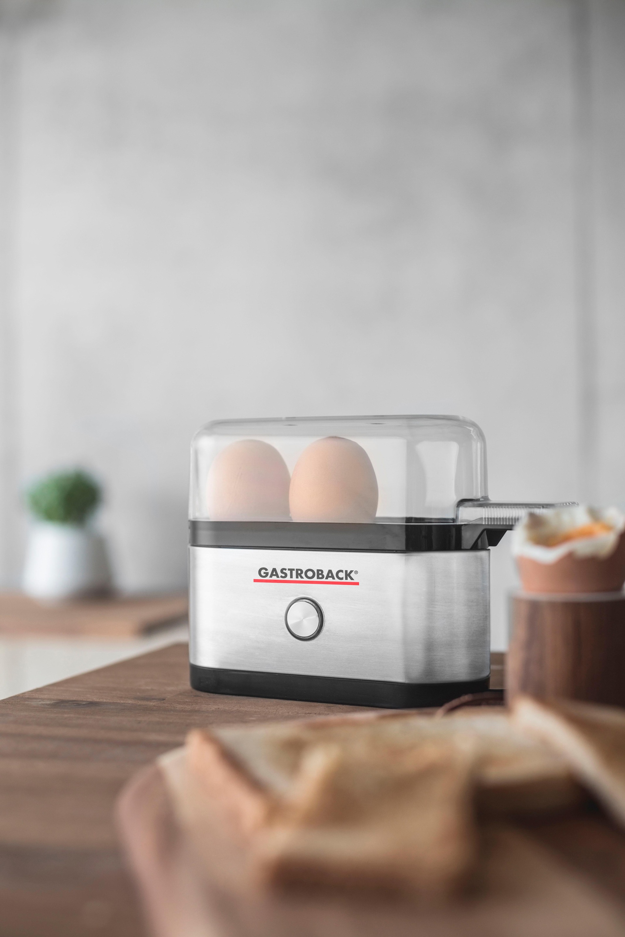 Gastroback Eierkocher »42800 Design Mini«, für 3 St. Eier, 350 W