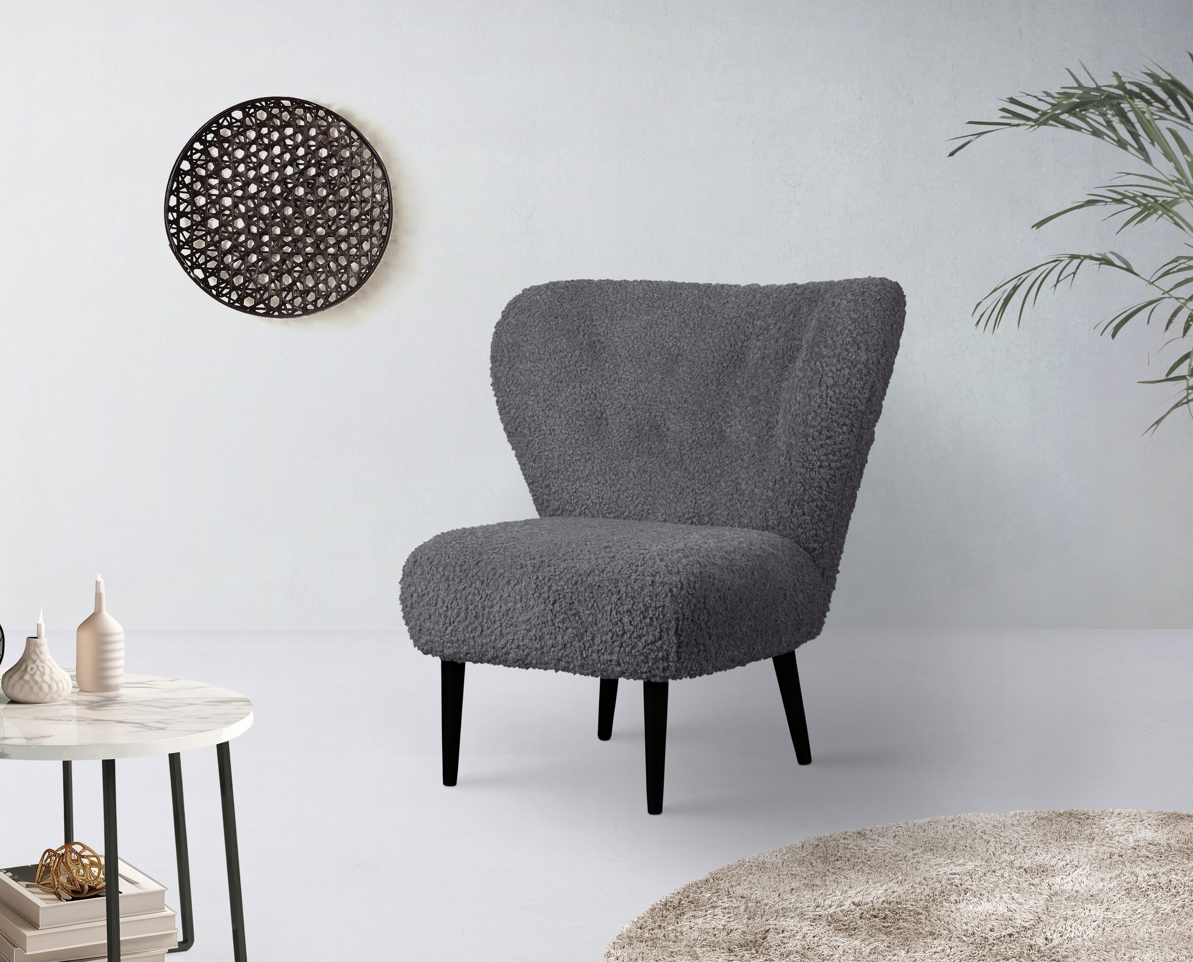 LeGer Home by Lena Gercke Sessel "Dinah", Knopfheftung im Rücken, wahlweise günstig online kaufen