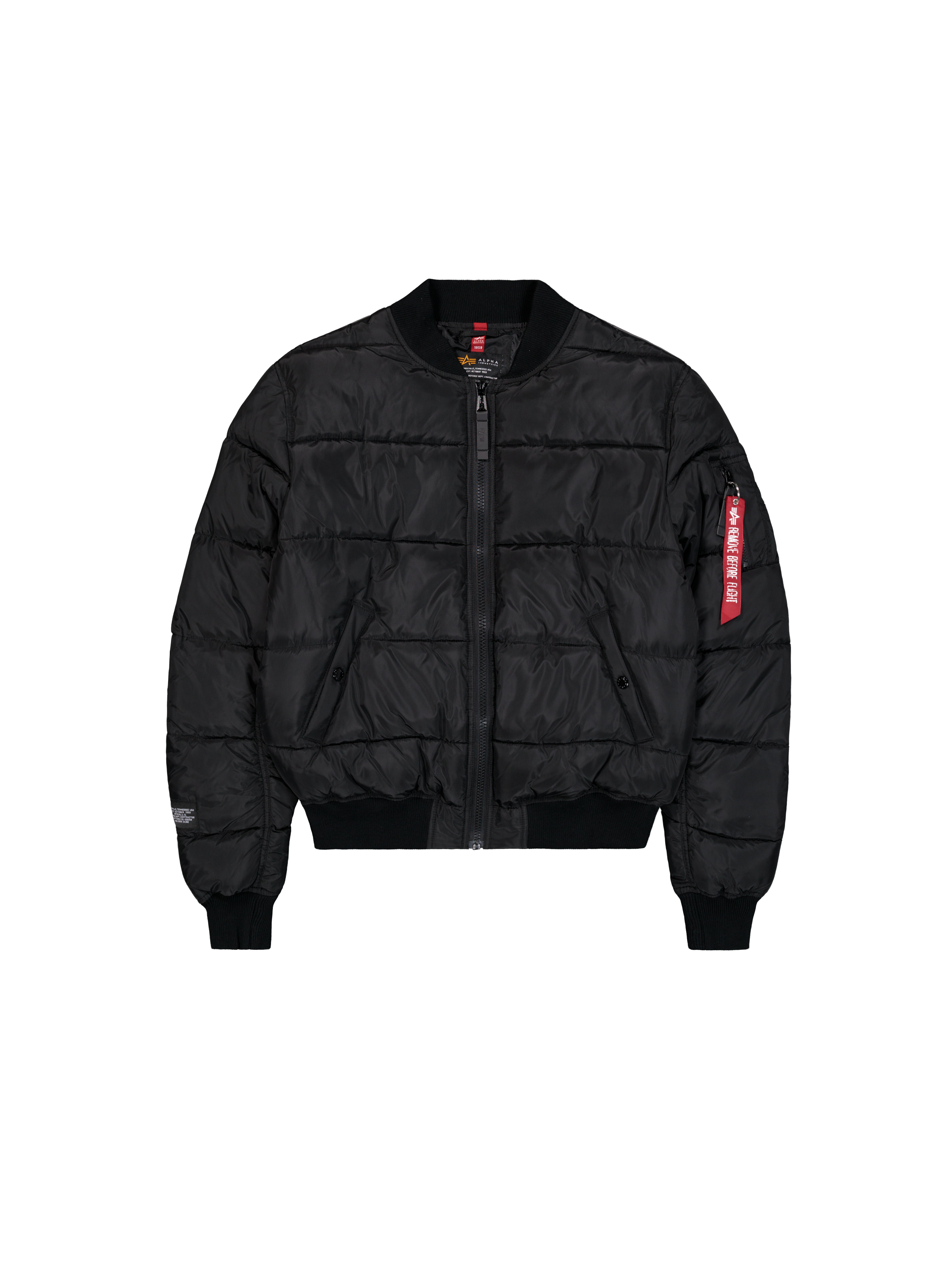 Alpha Industries Steppjacke »MA-1 Logo Puffer«, ohne Kapuze
