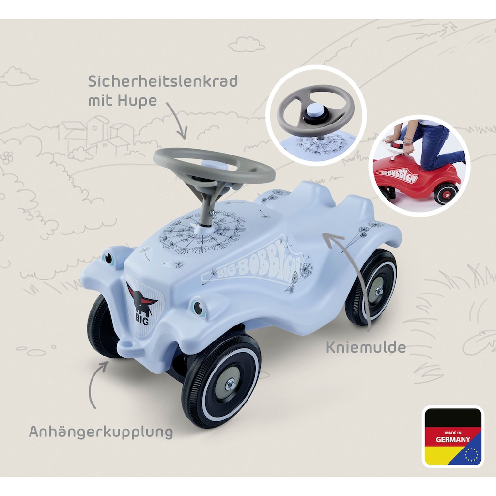 BIG Rutscherauto »BIG Bobby-Car-Classic Blowball, hellblau«