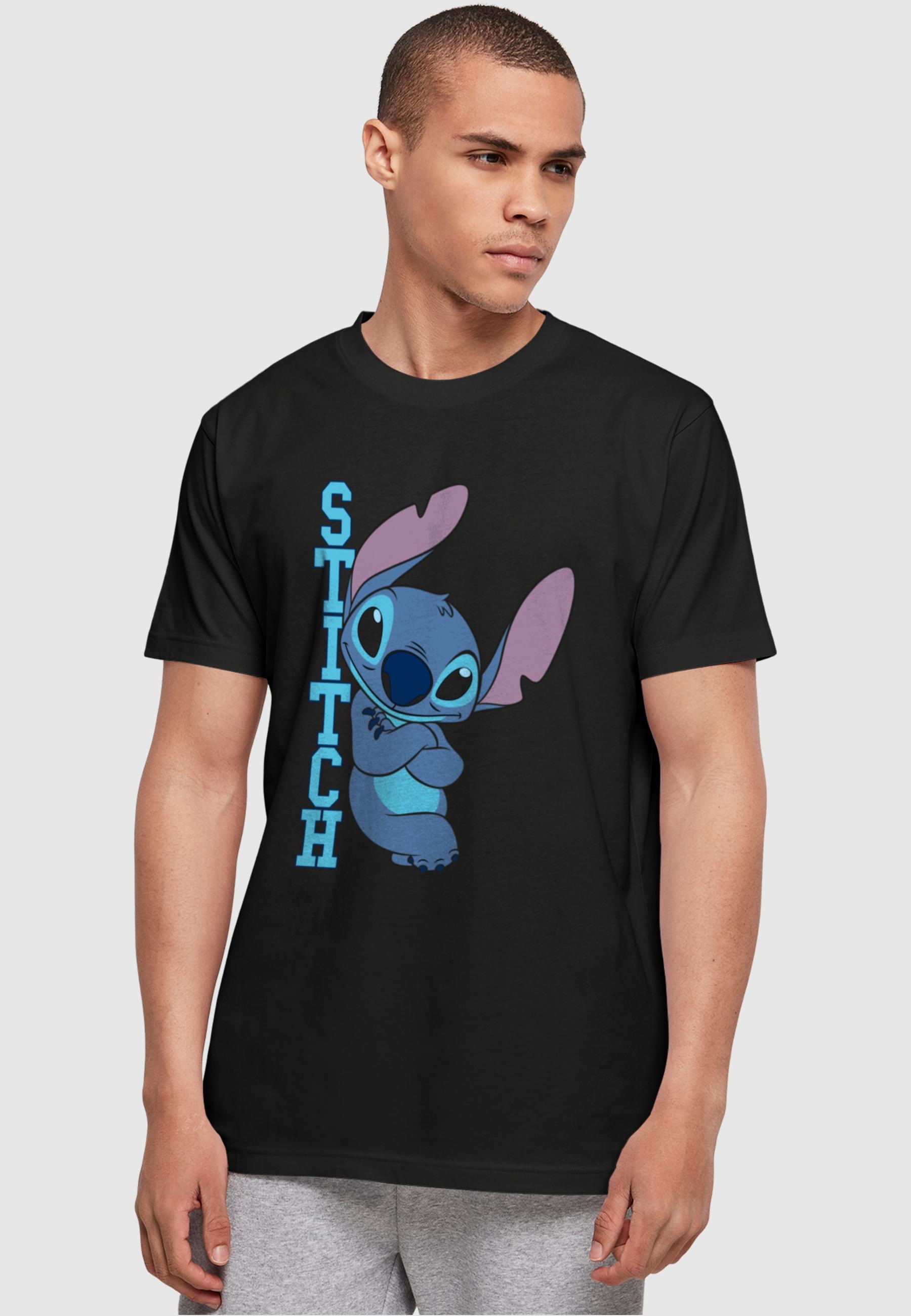 ABSOLUTE CULT T-Shirt »ABSOLUTE CULT Herren Lilo And Stitch - Posing Basic T-Shirt«, (1 tlg.)