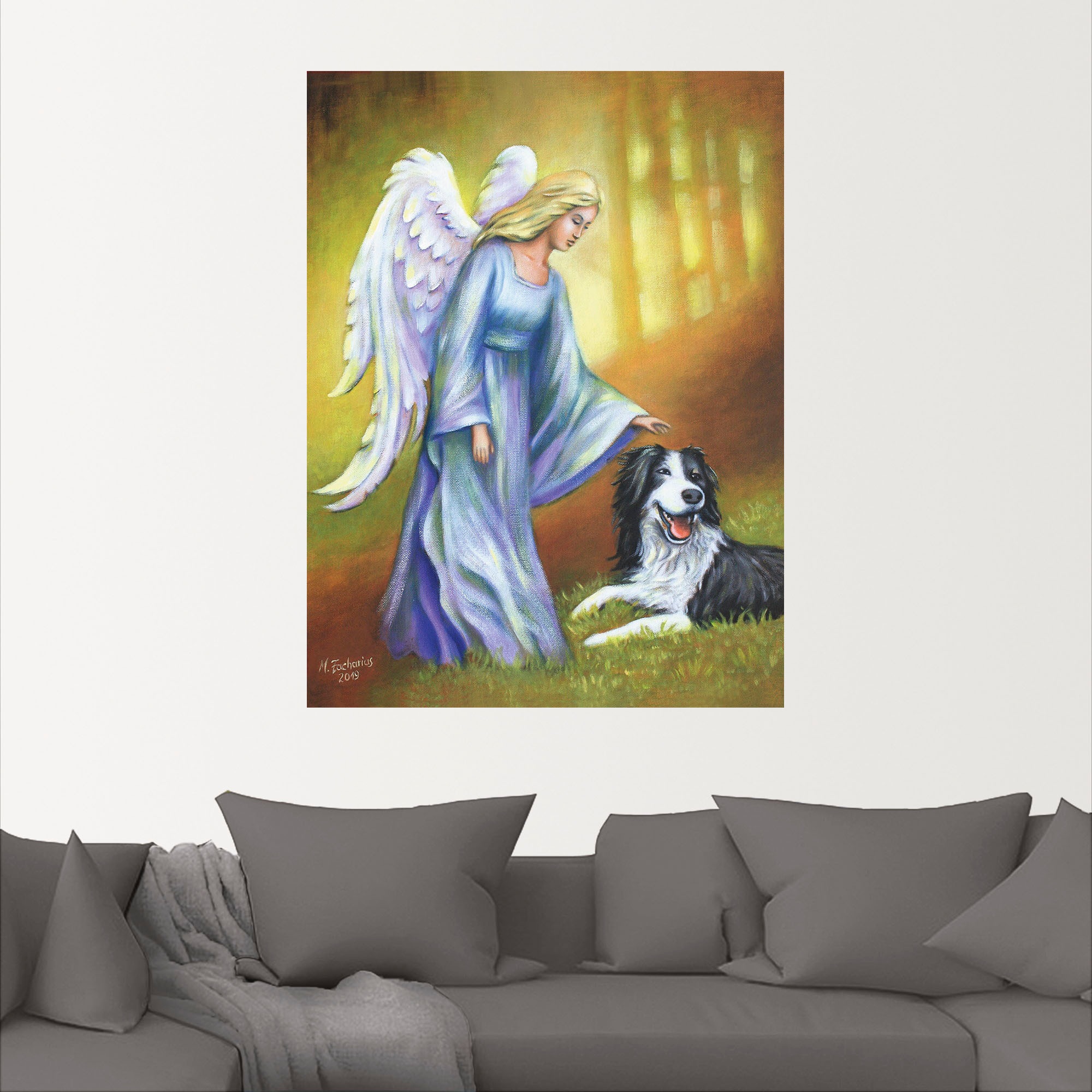 Artland Wandbild »Mein Freund es ist Zeit«, Spirituelle Bilder, (1 St.), als Alubild, Leinwandbild, Wandaufkleber oder Poster in versch. Größen