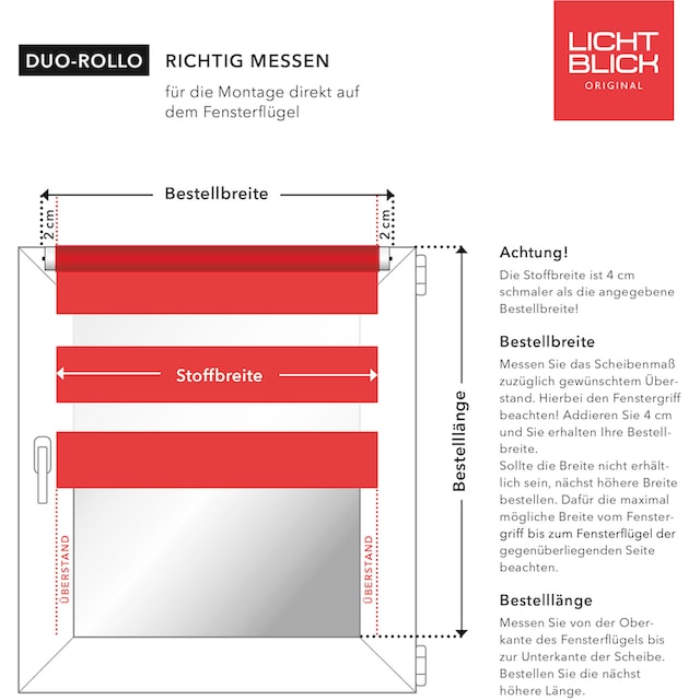 LICHTBLICK ORIGINAL Doppelrollo »Duo Rollo Motiv Bretter-Vintage«,  Lichtschutz, ohne Bohren, freihängend, bedruckt auf Rechnung | BAUR