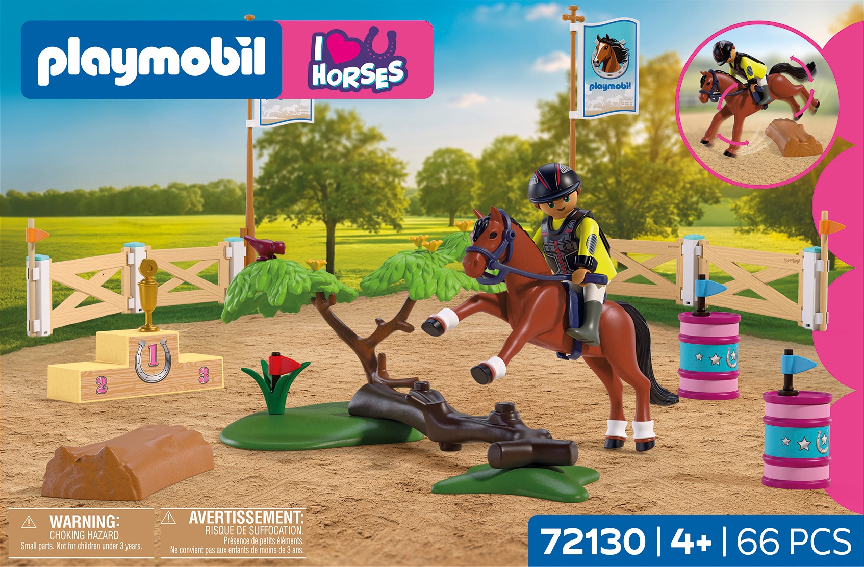 Playmobil® Konstruktions-Spielset »Turnierreitplatz (72130), I Love Horses« Made in Europe
