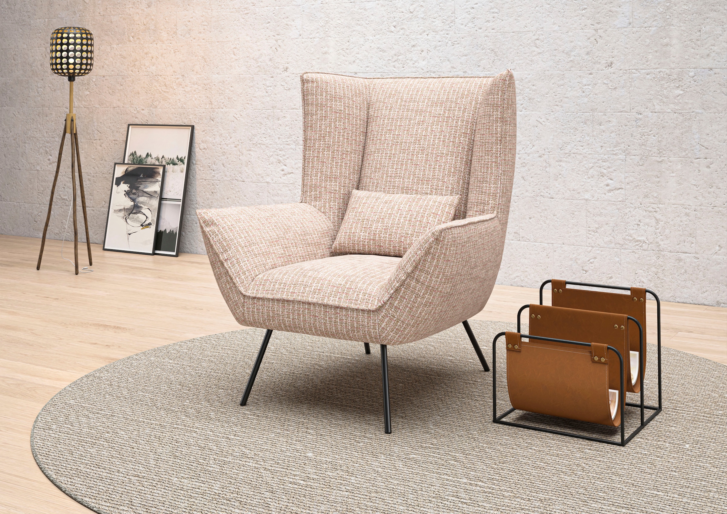 Home affaire Sessel "Kilrea Relaxsessel, Ohrensessel" Extra hohe Rückenlehn günstig online kaufen