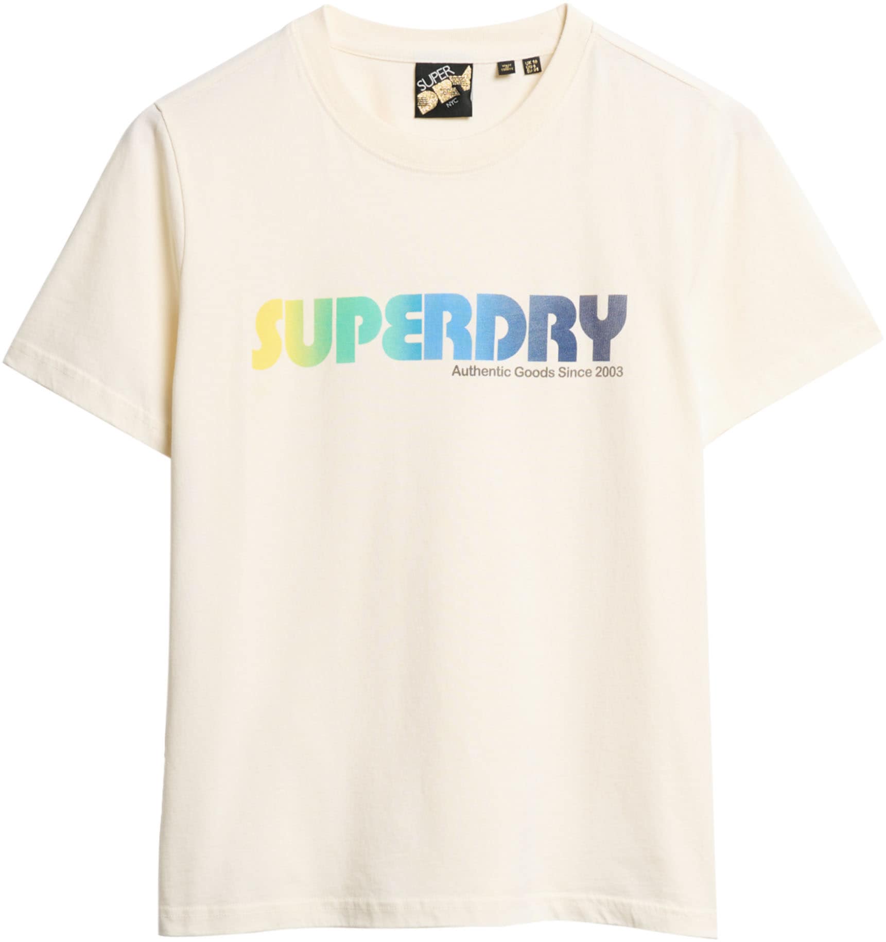 Superdry Kurzarmshirt »RAINBOW LOGO RELAXED T SHIRT«